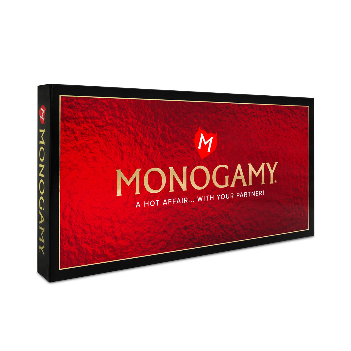 Monogamy revised edition box angled right showing the side panel