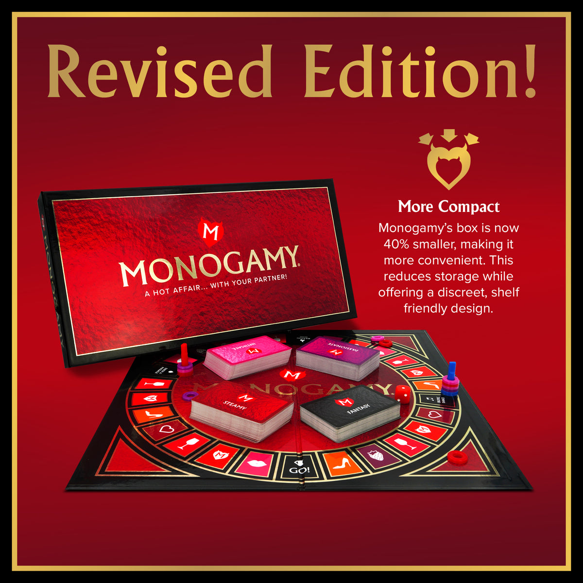 Monogamy revised edition with a 40% smaller, more discreet box