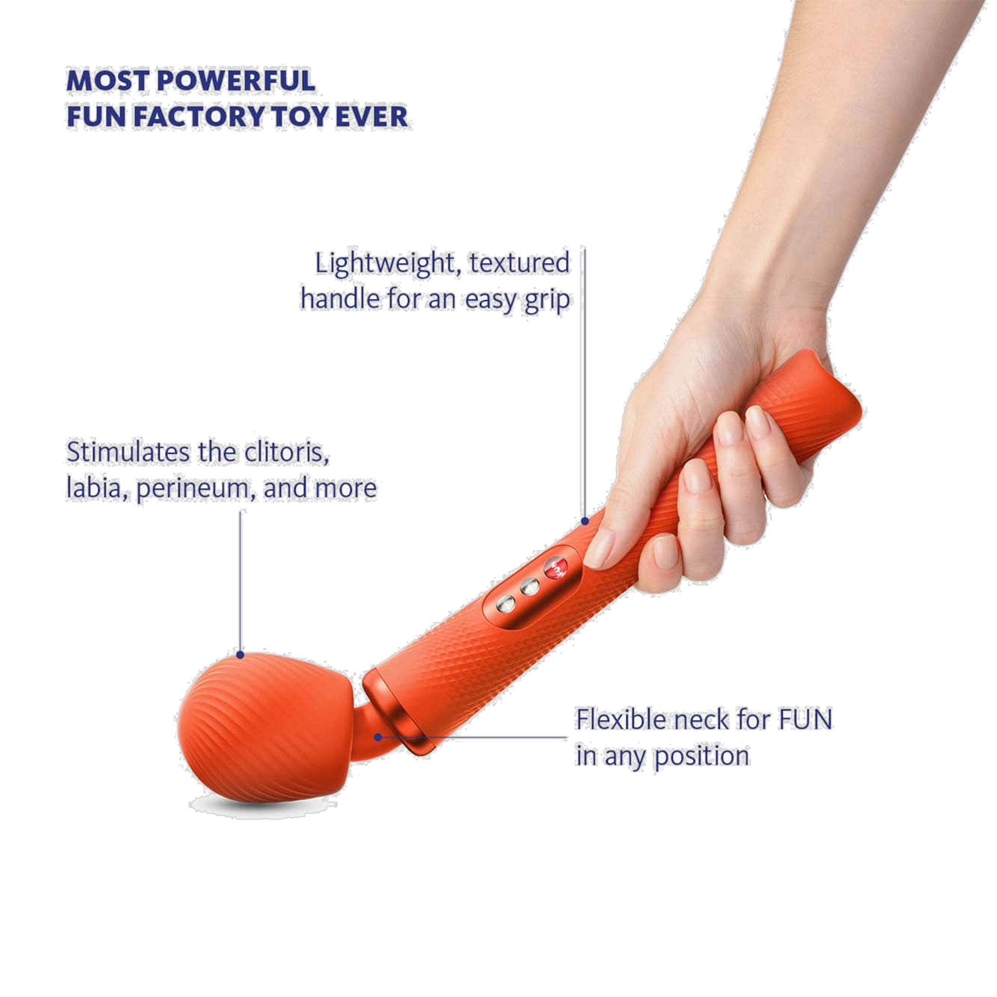 Fun Factory Vim wand vibrator key features and USPs