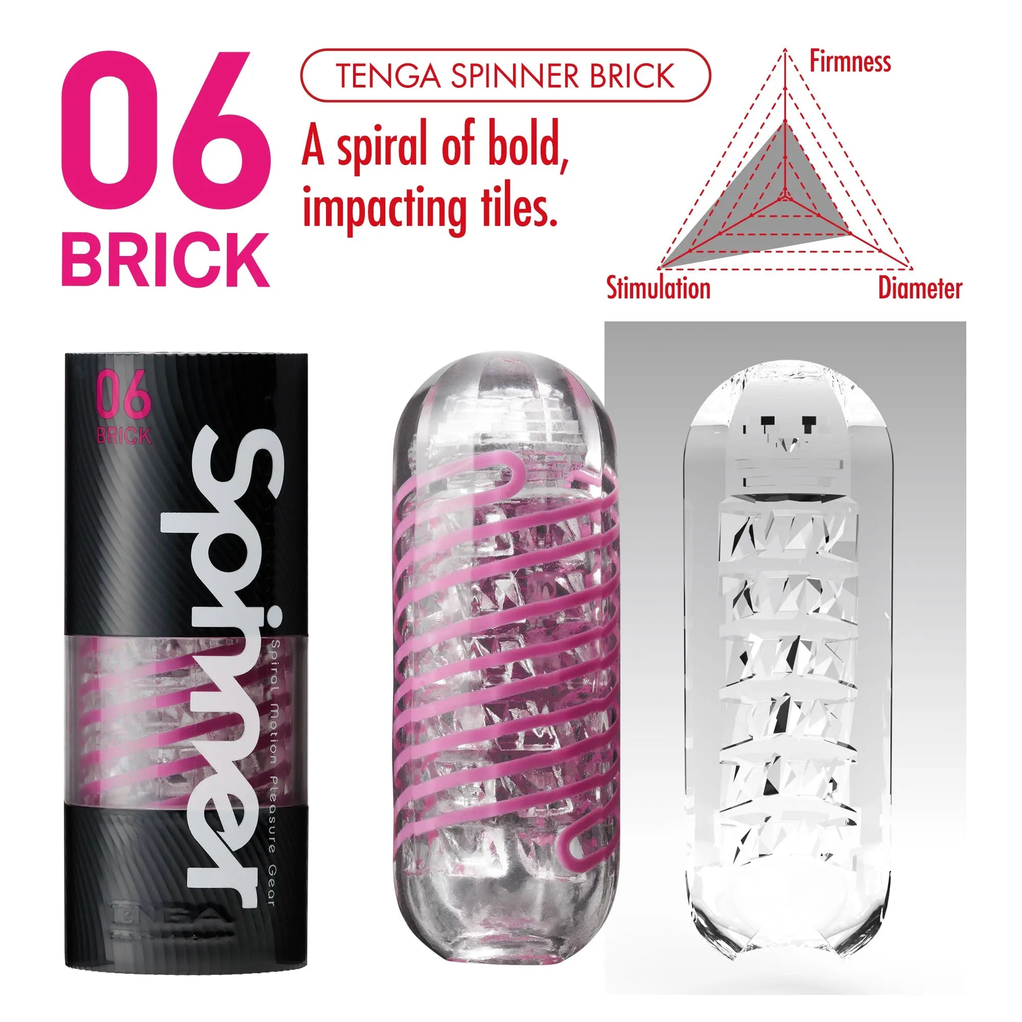 TENGA Spinner 06 Brick - Fable and Femme