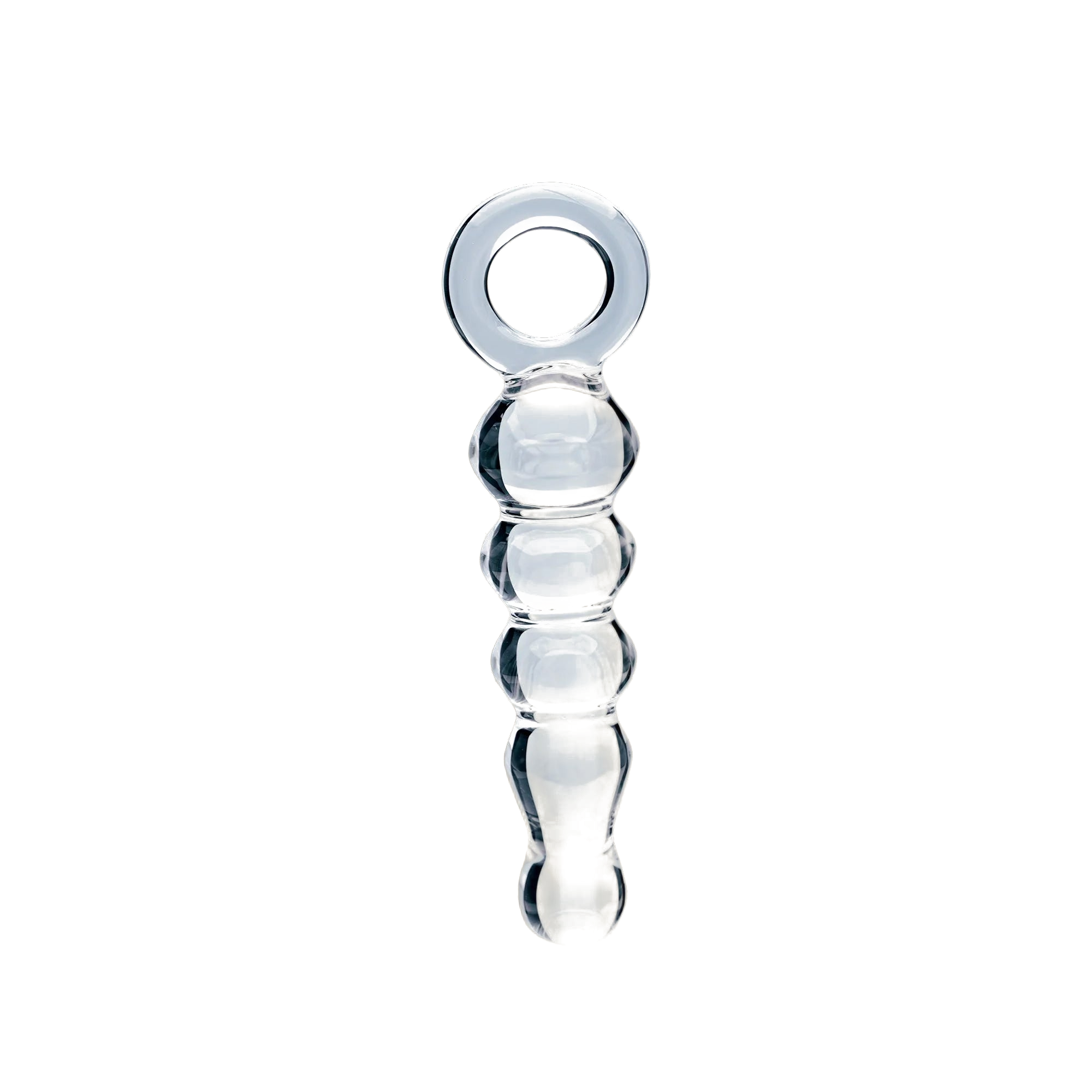 Clarity Hera's Tryst glass dildo, transparent background