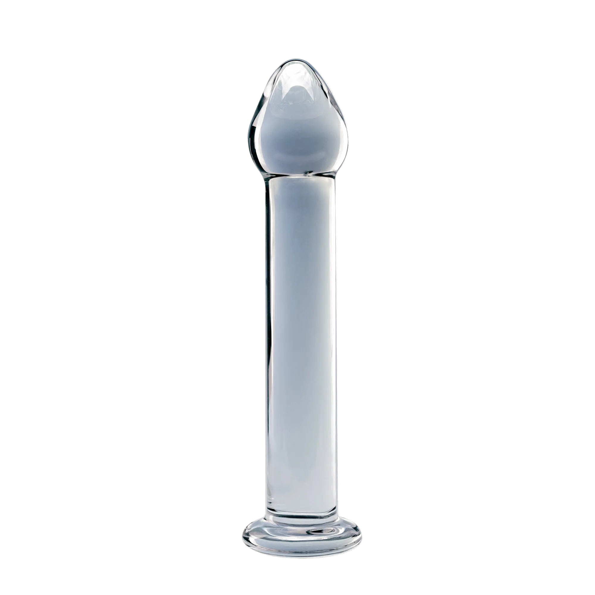 Clarity Seraphic Shaft glass dildo, transparent background