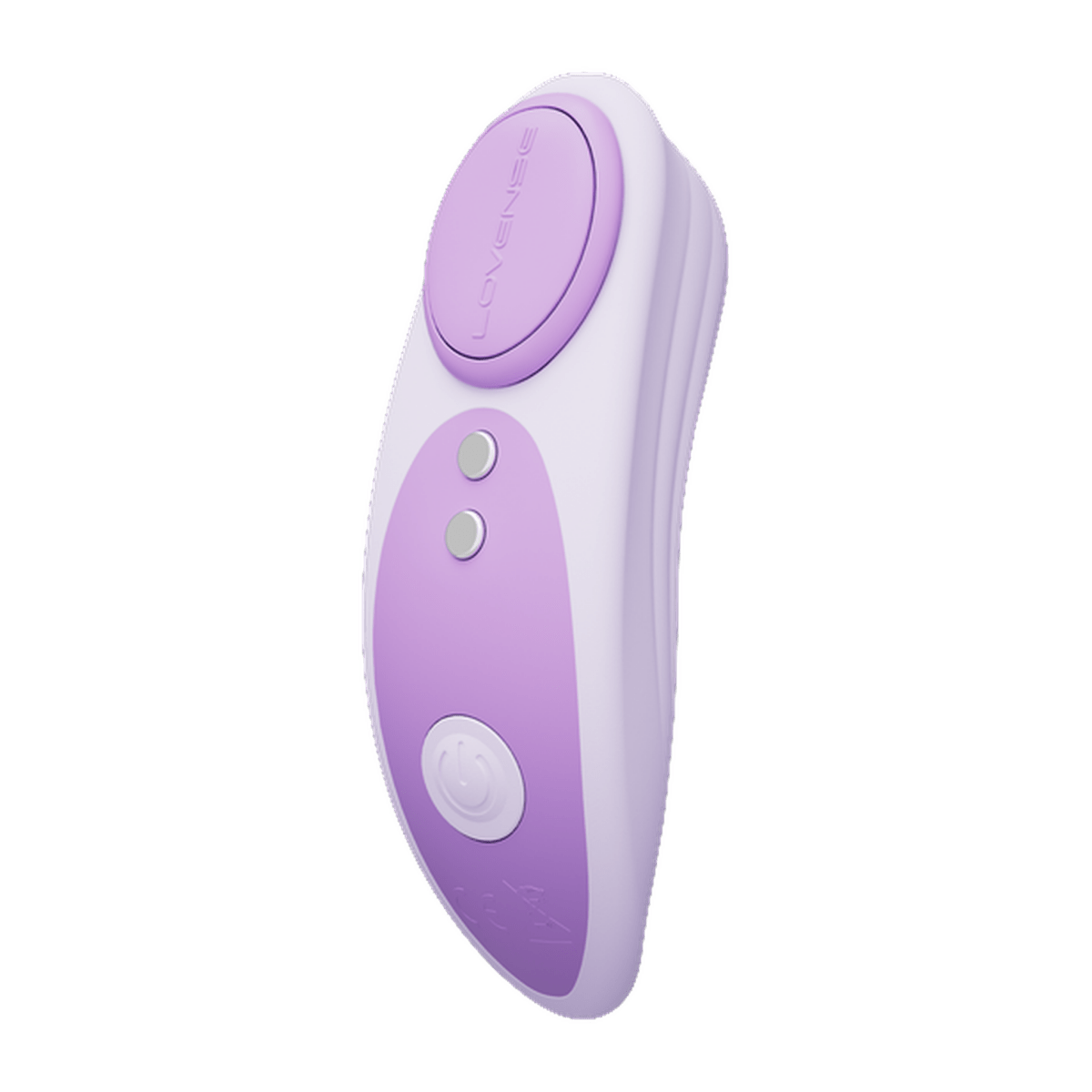Lovense Ferri Reserve wearable panty vibrator in exclusive Lavender, front view with magnetic cap