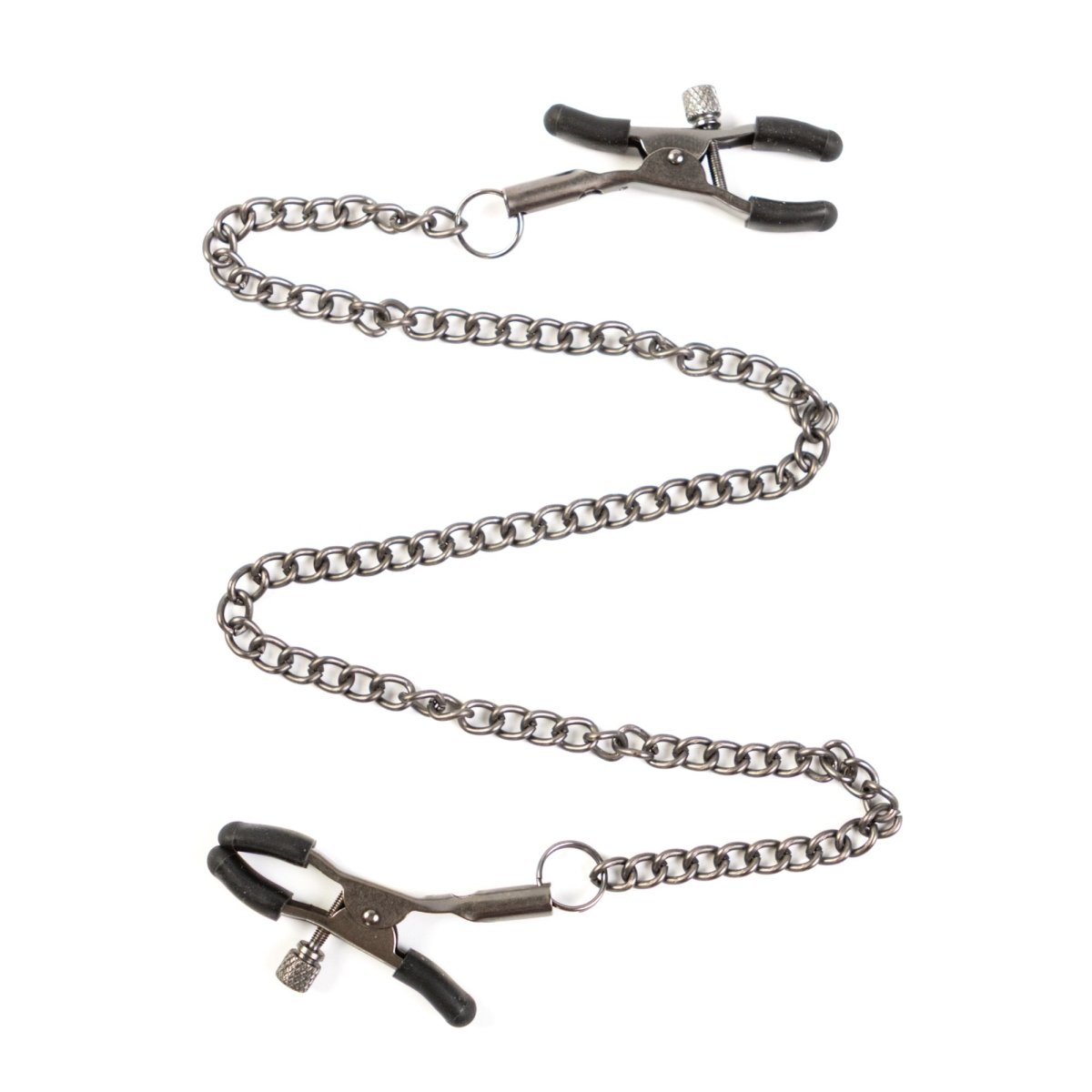 Sei Mio Nip and Tug adjustable nipple clamp chain on a white background