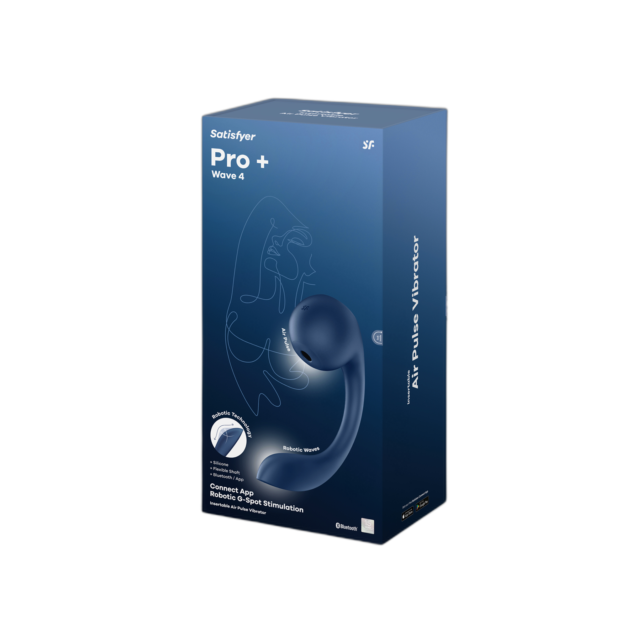 Satisfyer Pro+ Wave 4 Connect App retail packaging box