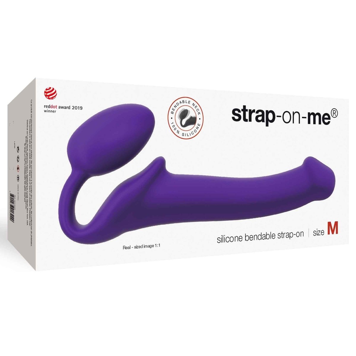 Strap On Me Bendable Strapless Strap-On in Purple, retail box, size M
