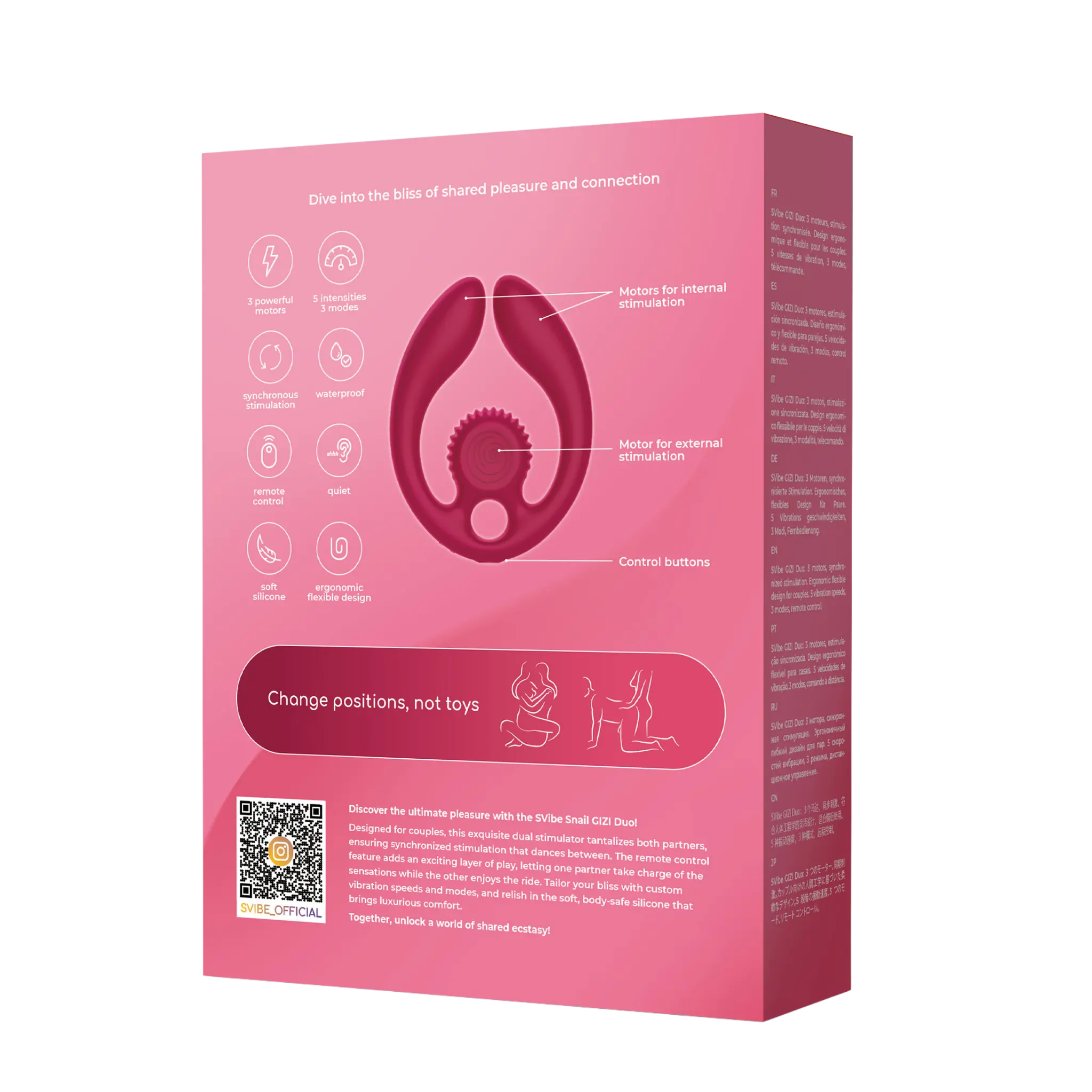 SVibe Snail GIZI Duo Couples Stimulator Svibe