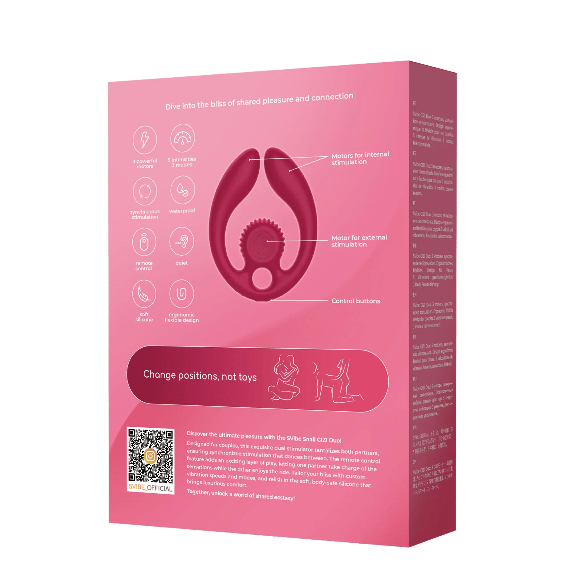 SVibe Snail GIZI Duo Couples Stimulator Svibe