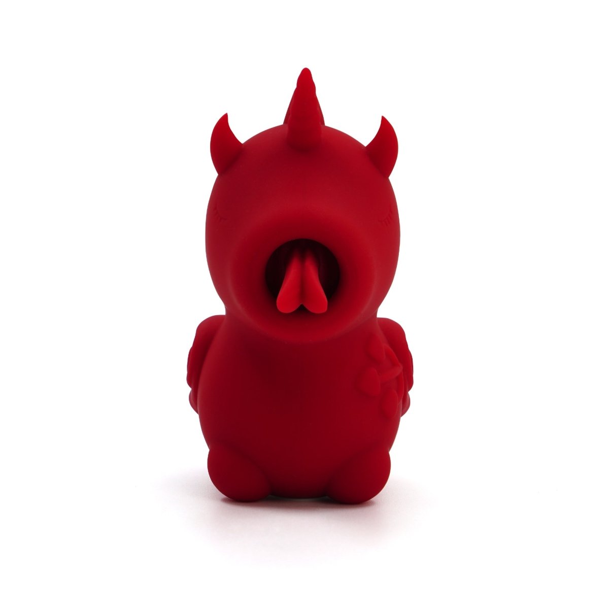 Unihorn Blaze Diablo, front view showing the forked tongue