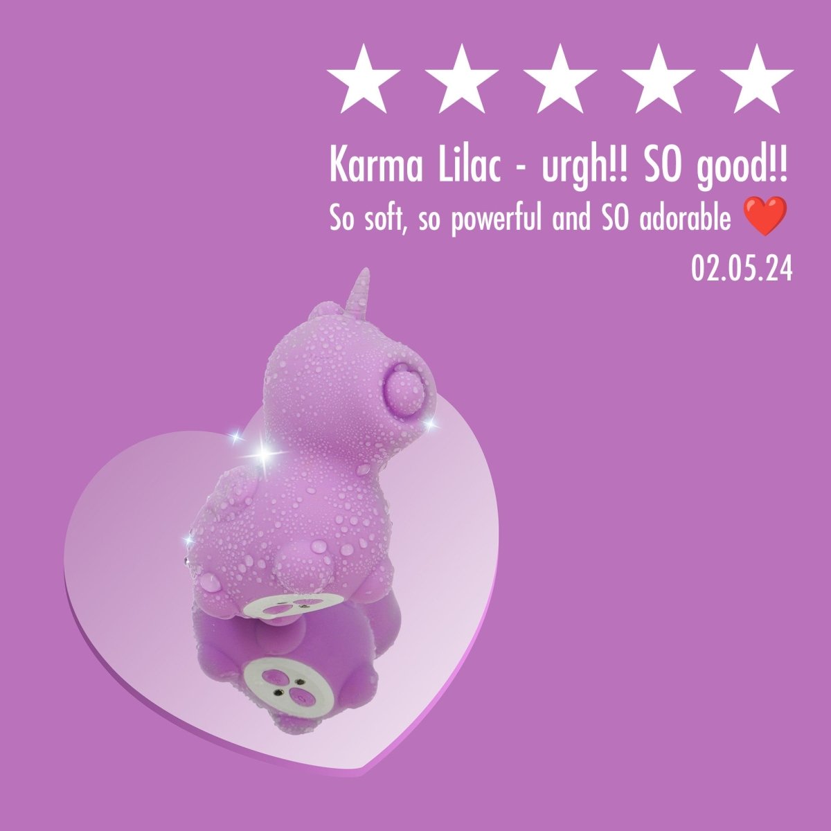 Unihorn Karma Lilac clitoral vibrator