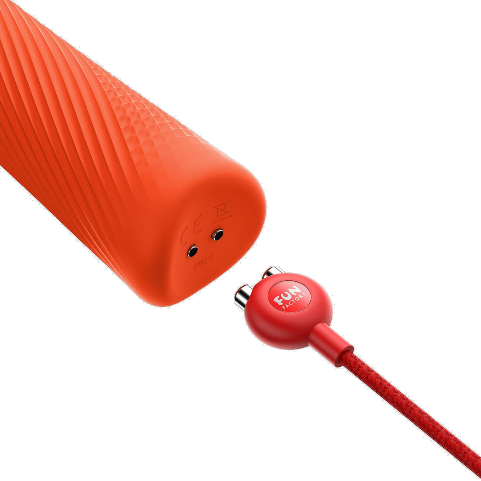 Fun Factory Vim wand vibrator USB-C charging connection