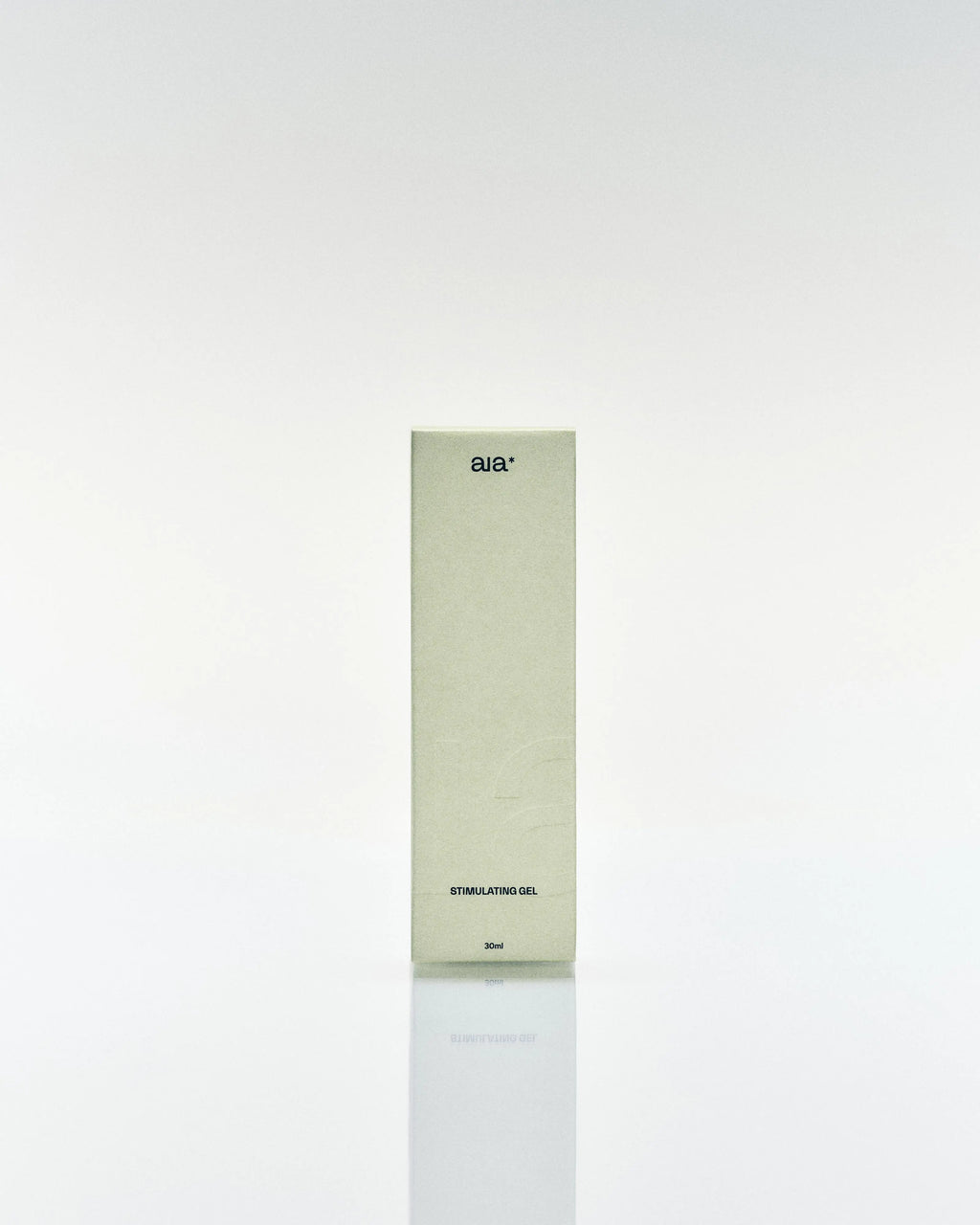 Aia* Stimulating Gel recyclable packaging box
