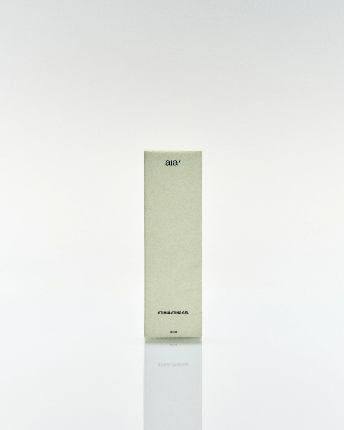 Aia* Stimulating Gel recyclable packaging box