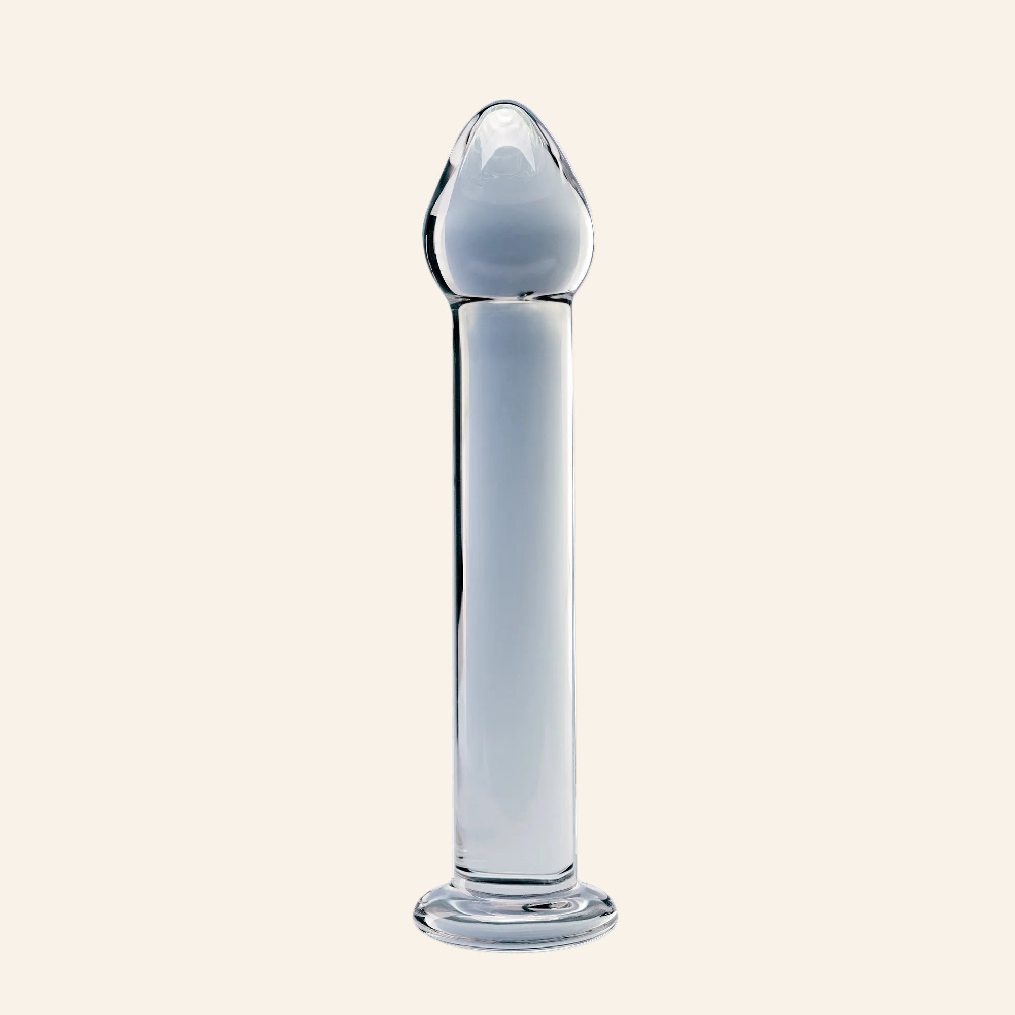 Clarity Seraphic Shaft sleek hand-blown borosilicate glass dildo
