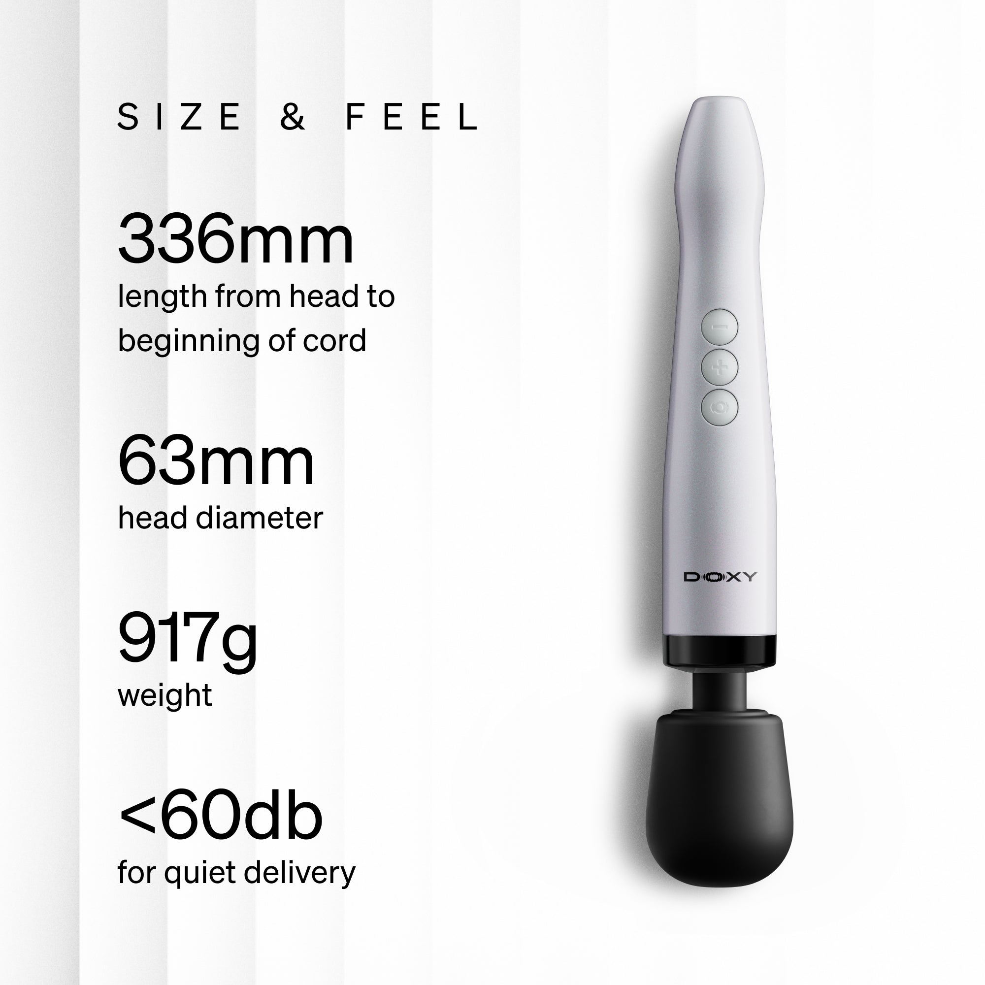 Doxy Die Cast Max Cordless Wand Massager