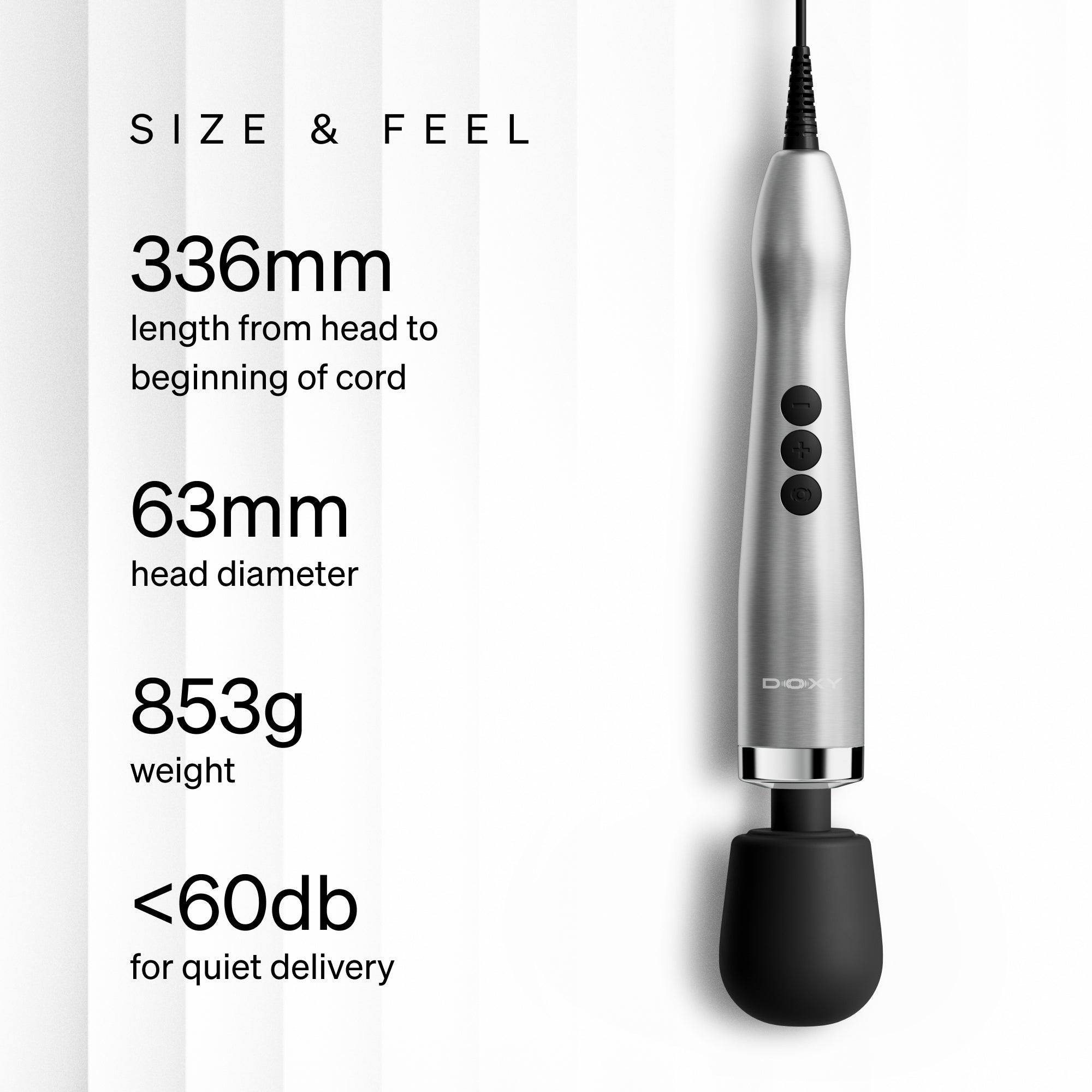 Doxy Die Cast Max Plug-in Wand Massager