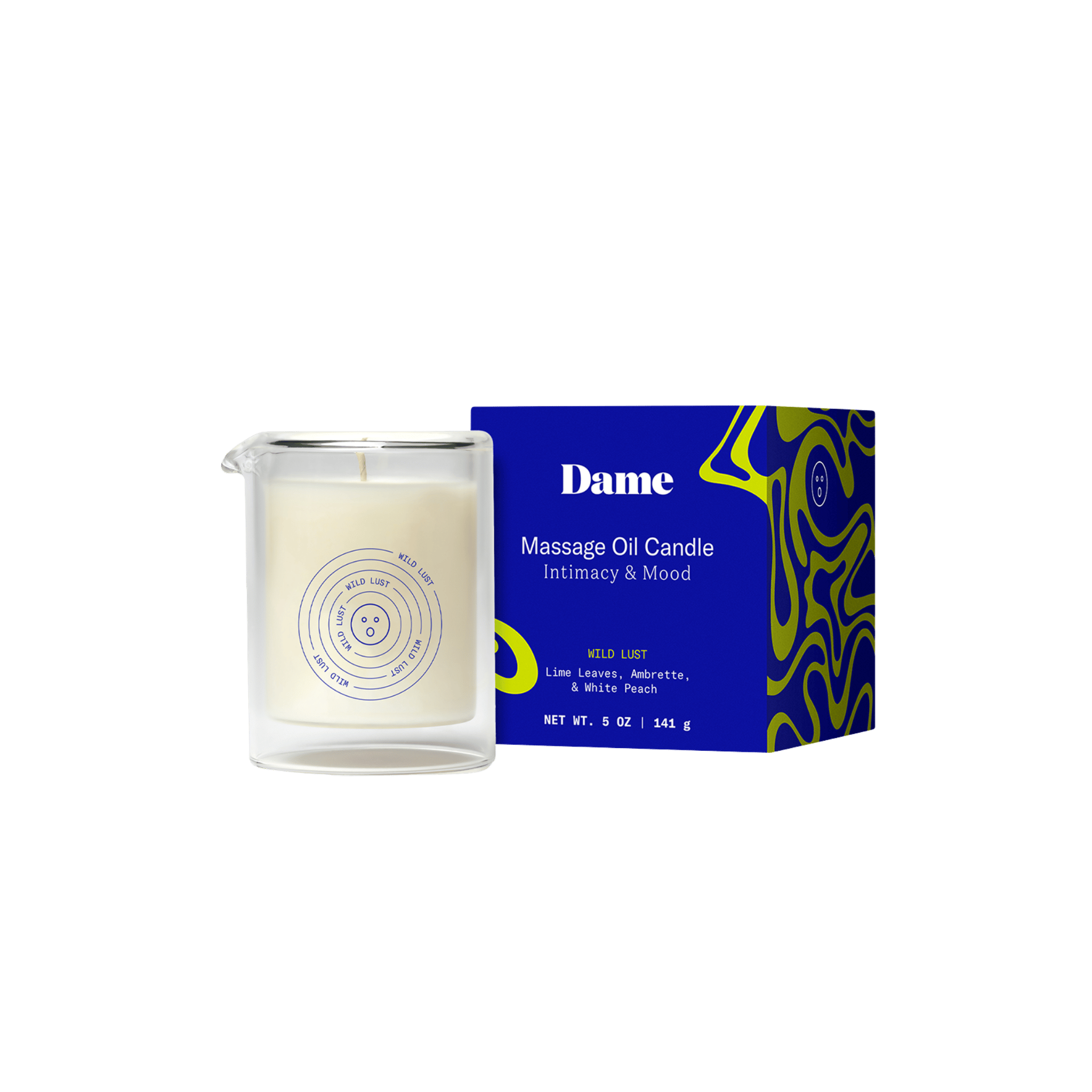 Dame Massage Oil Candle - Wild Lust - Fable and Femme