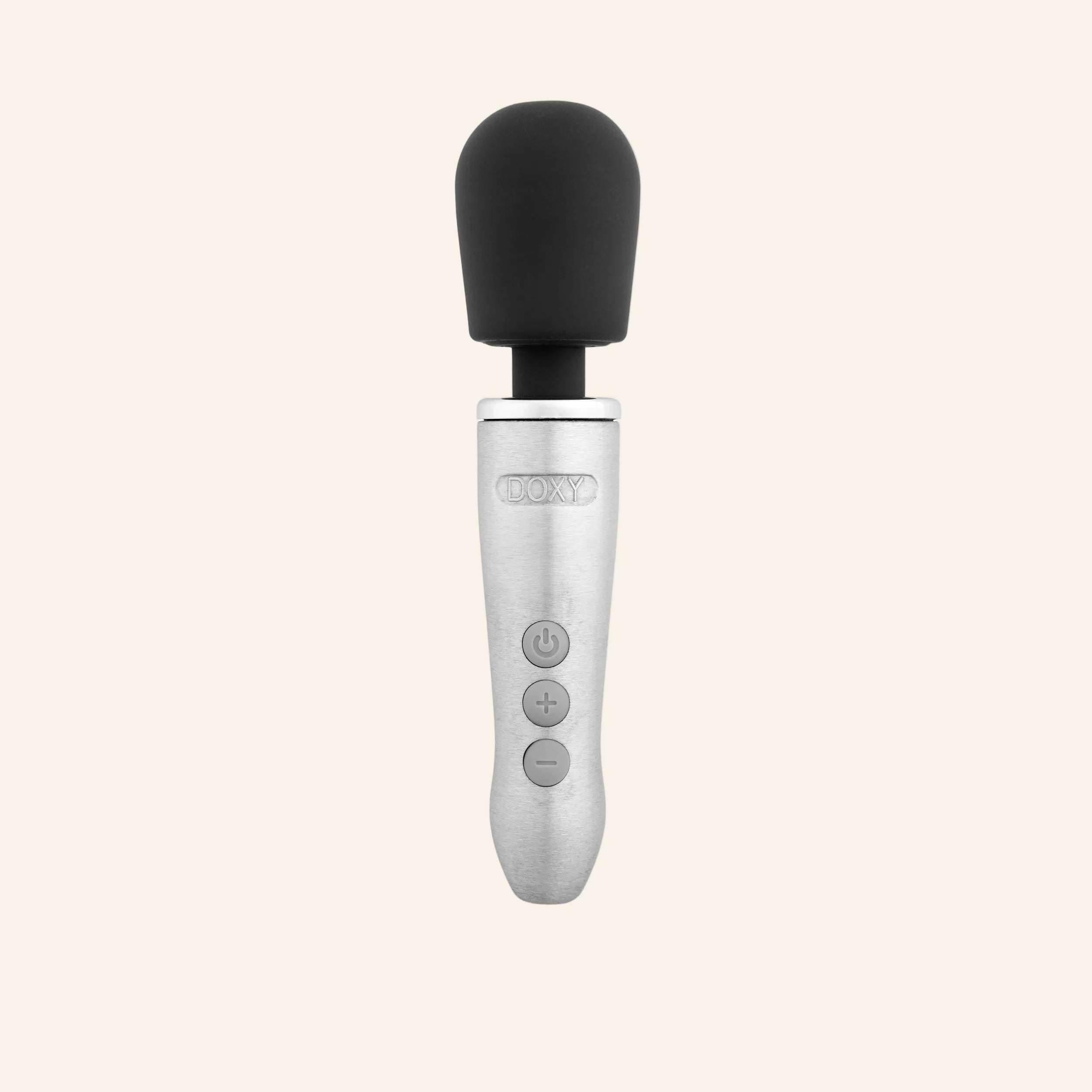 Doxy Go cordless wand massager in silver