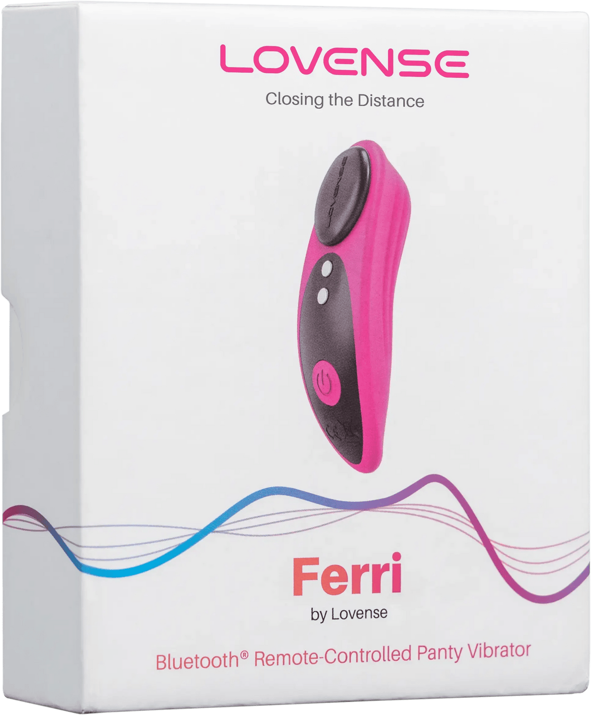 Lovense Ferri retail box, Bluetooth remote-controlled panty vibrator