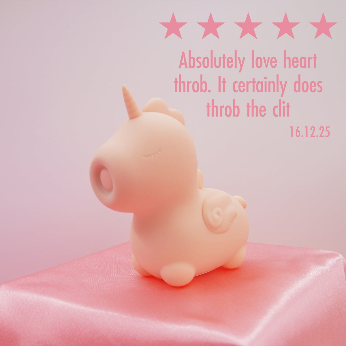 Unihorn Heart Throb clitoral vibrator