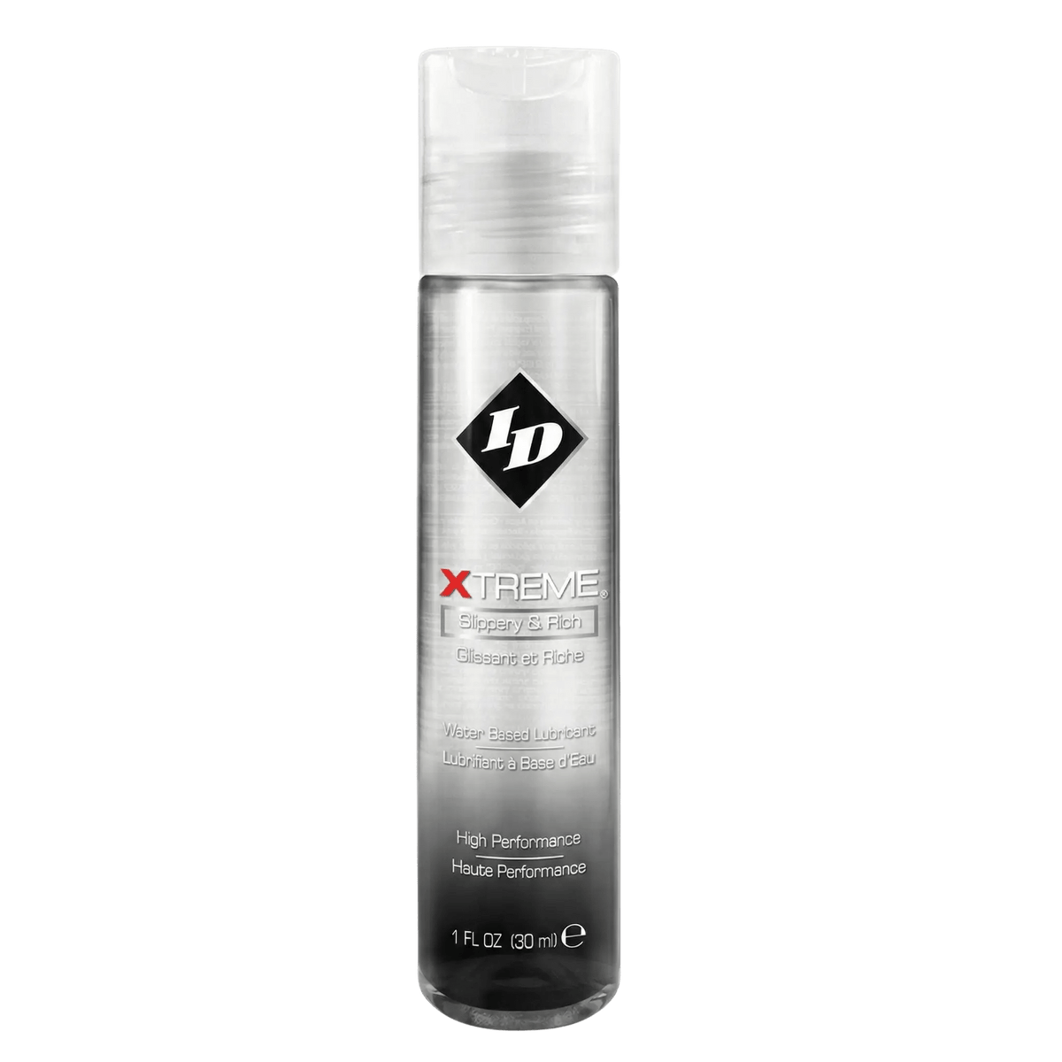 ID Xtreme water-based lubricant bottle