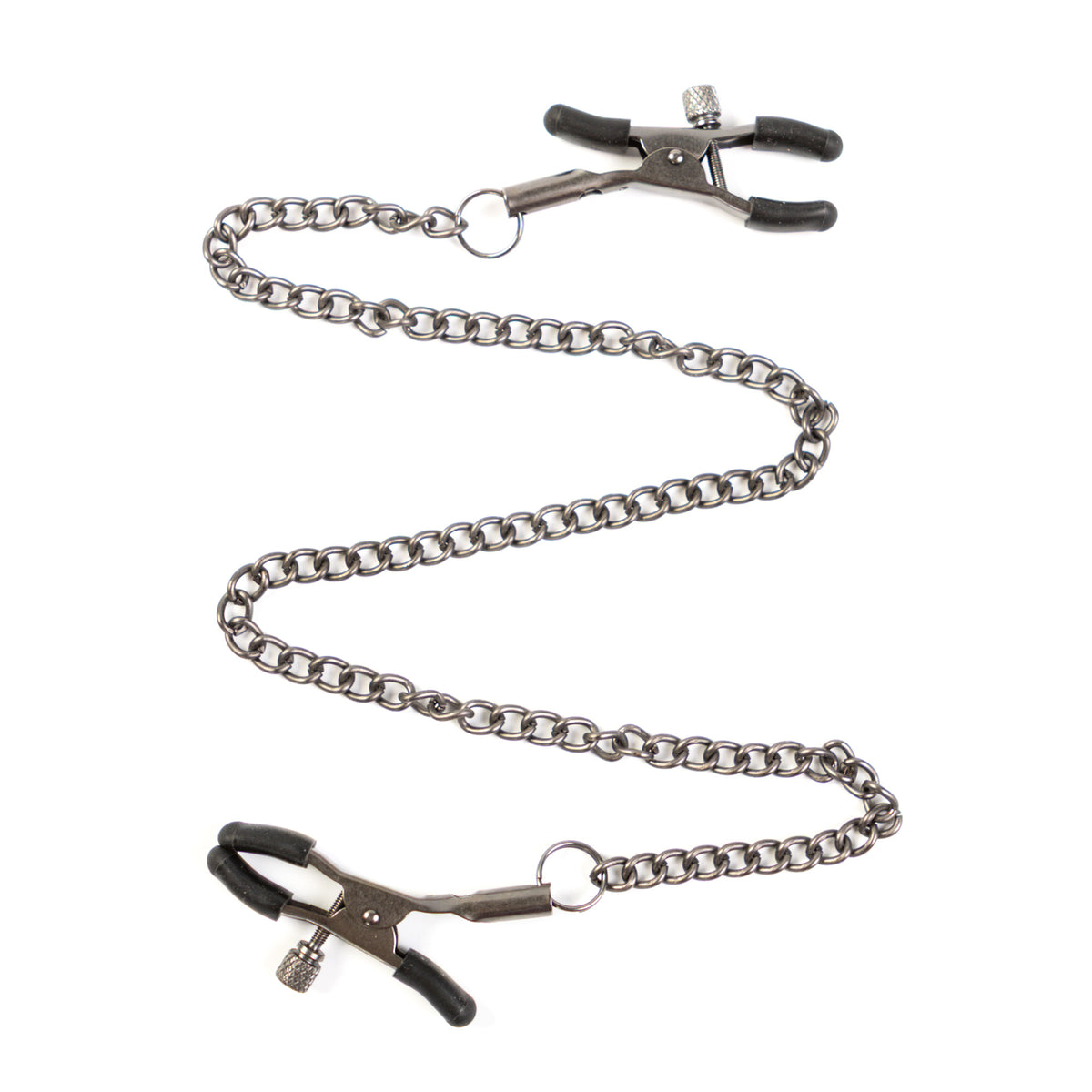 Sei Mio Nip and Tug adjustable nipple clamp chain on a white background
