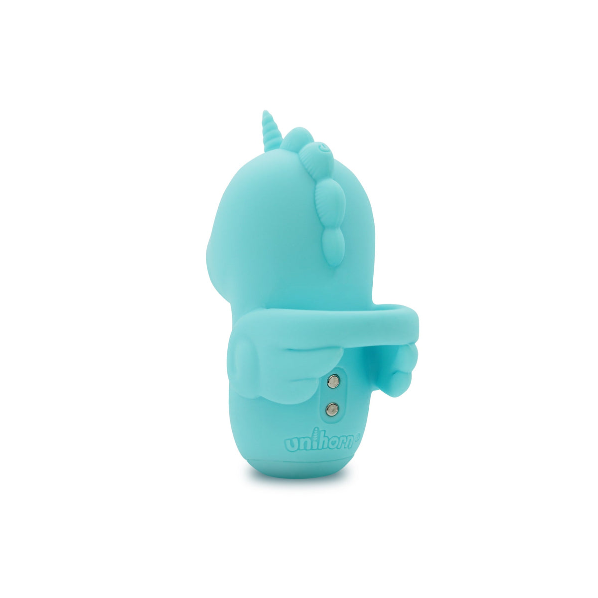 Unihorn Tip N Tease finger vibrator, back view
