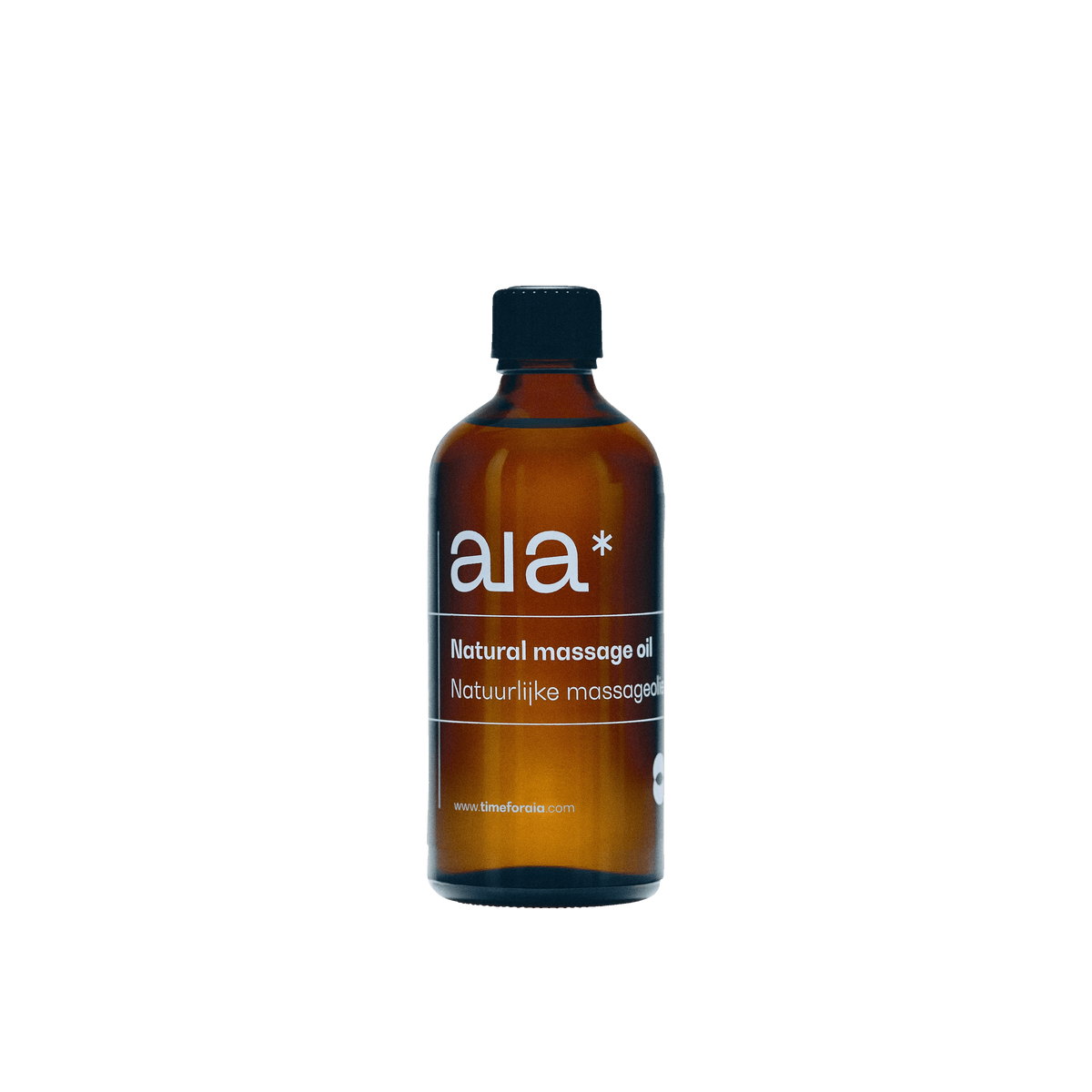 Aia* Massage Oil bottle, front view