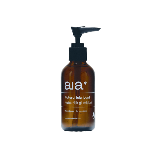 Aia* Natural Lubricant bottle, angle view