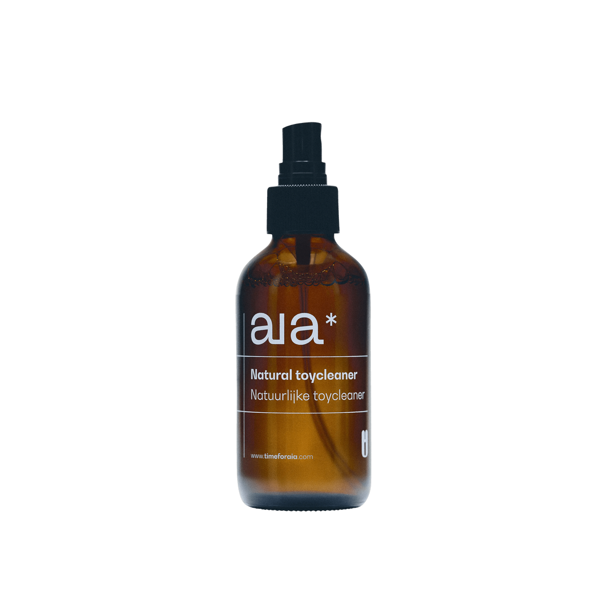 Aia* Toy Cleaner spray bottle, front view