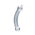 Clarity Celestial Purity glass dildo, transparent background
