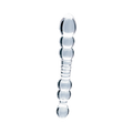 Clarity Elysian Serenade glass dildo, transparent background