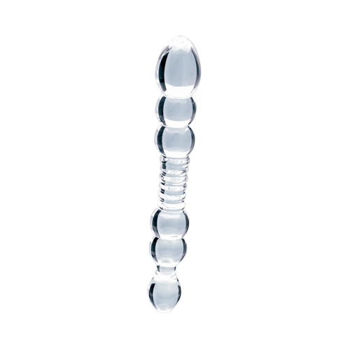 Clarity Elysian Serenade glass dildo, transparent background