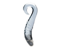 Clarity Hera's Tempest glass dildo, transparent background