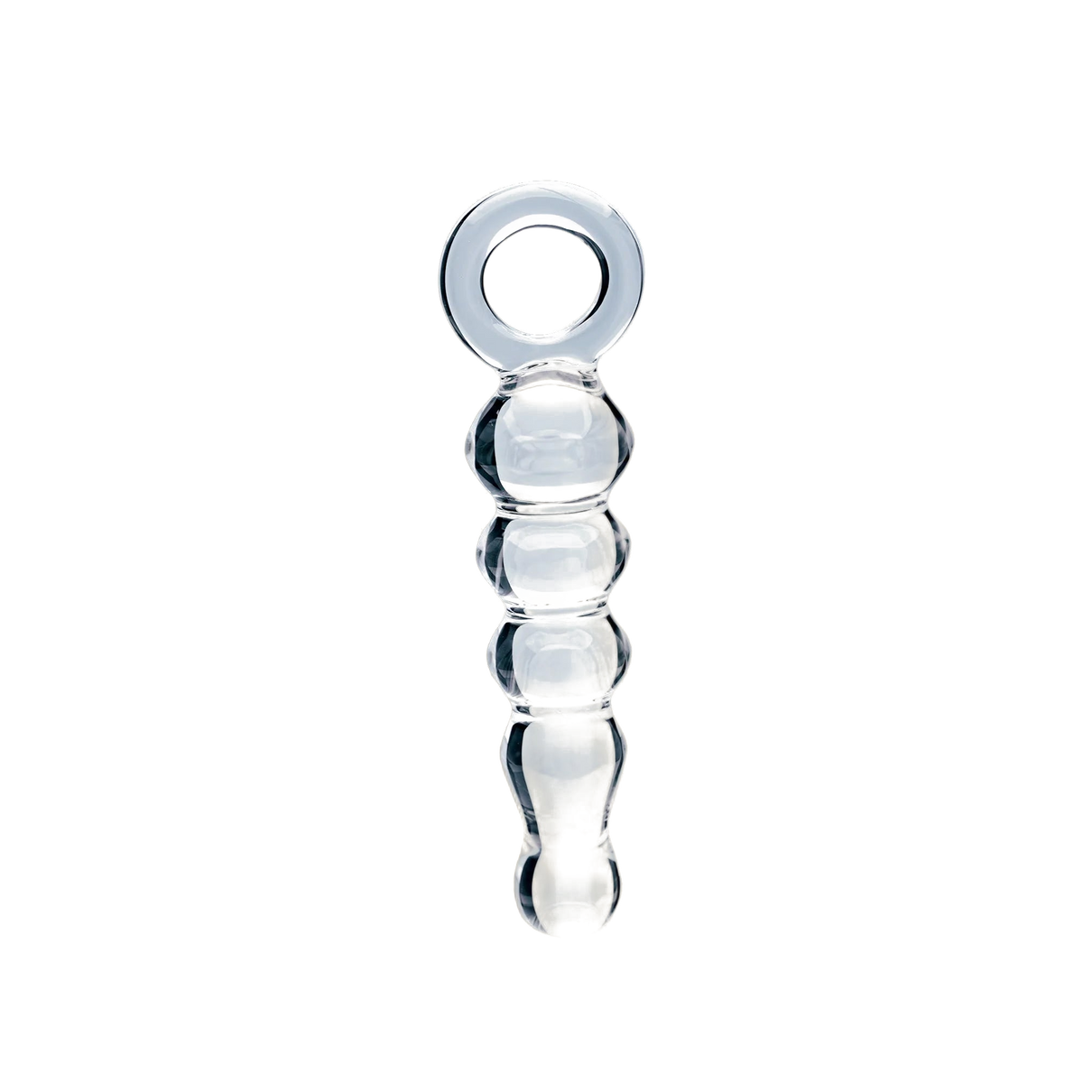 Clarity Hera's Tryst glass dildo, transparent background