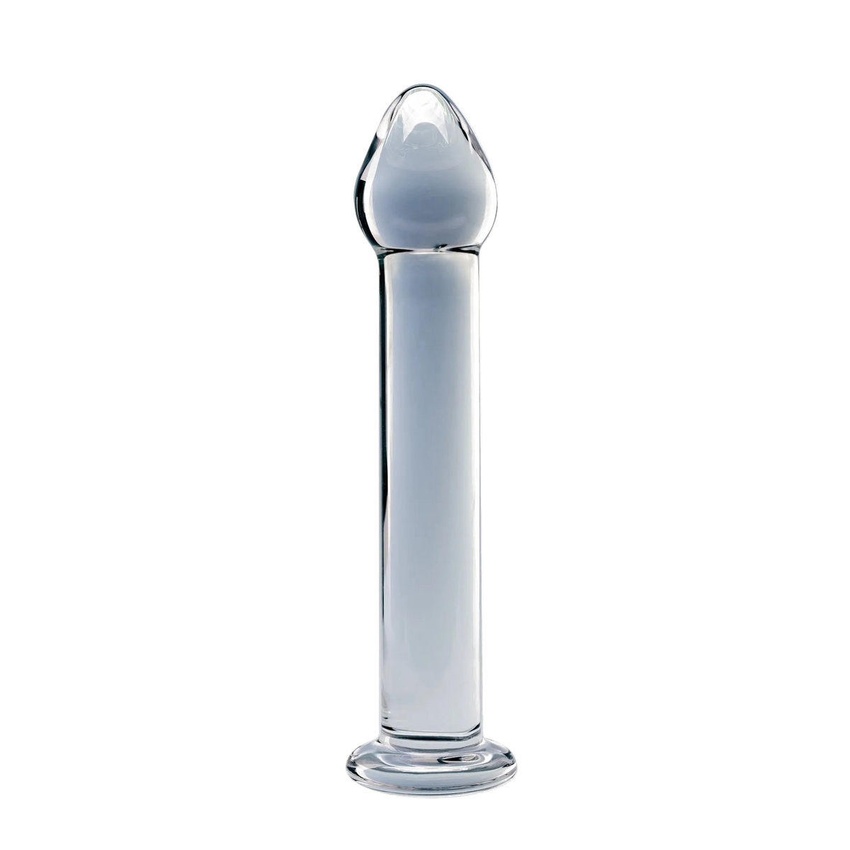 Clarity Seraphic Shaft glass dildo, transparent background