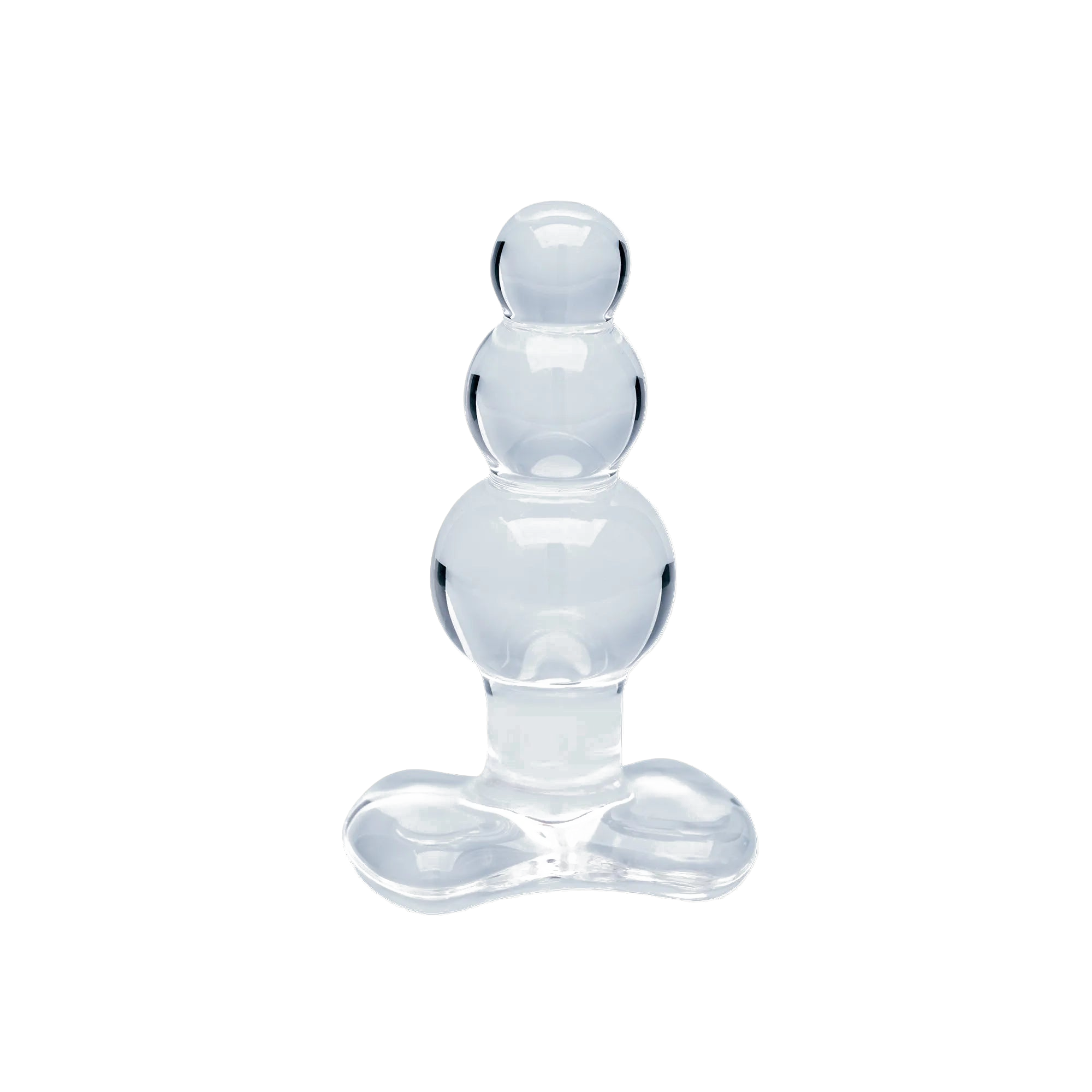 Clarity Utopian Reverie glass dildo, transparent background
