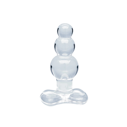 Clarity Utopian Reverie glass dildo, transparent background