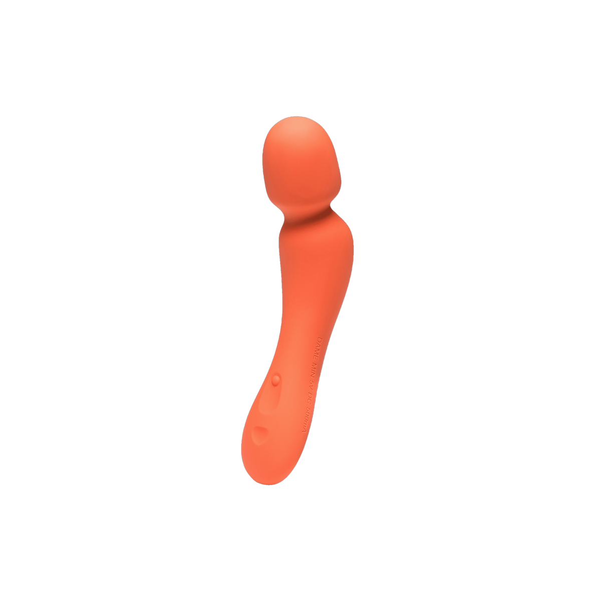 Dame Min Mini Wand Vibrator - Papaya (transparent)