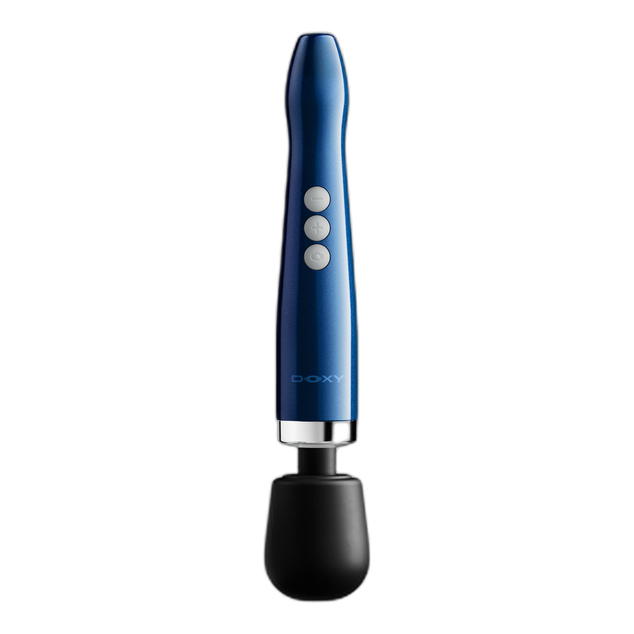 Doxy Die Cast Compact wand massager in Blue Flame