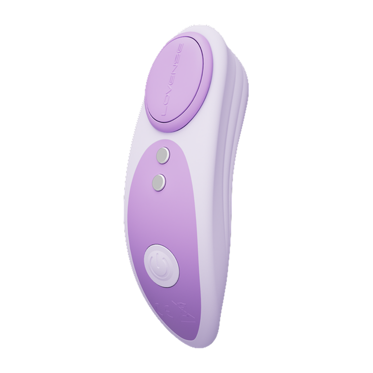 Lovense Ferri Reserve wearable panty vibrator in exclusive Lavender, front view with magnetic cap