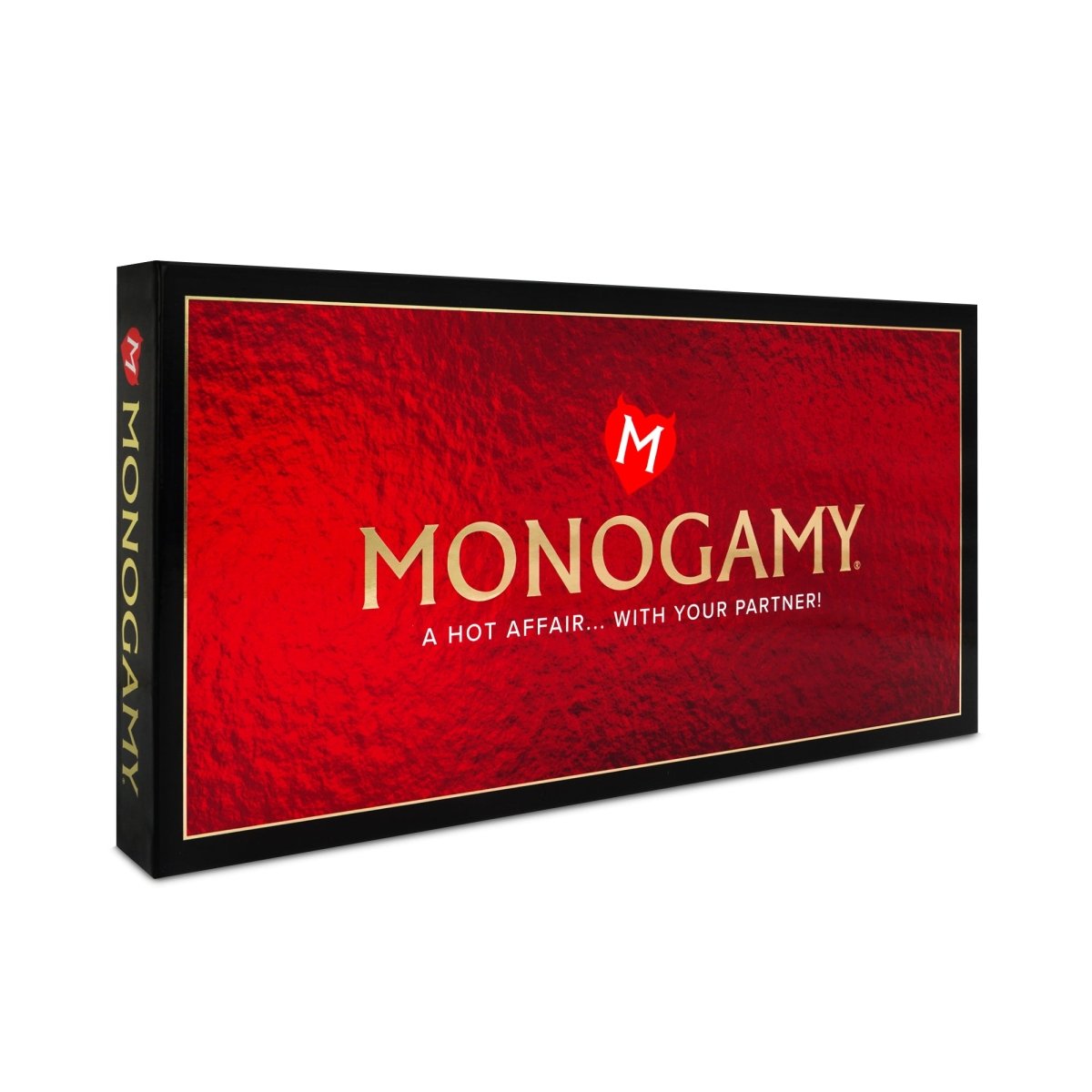 Monogamy revised edition box angled right showing the side panel