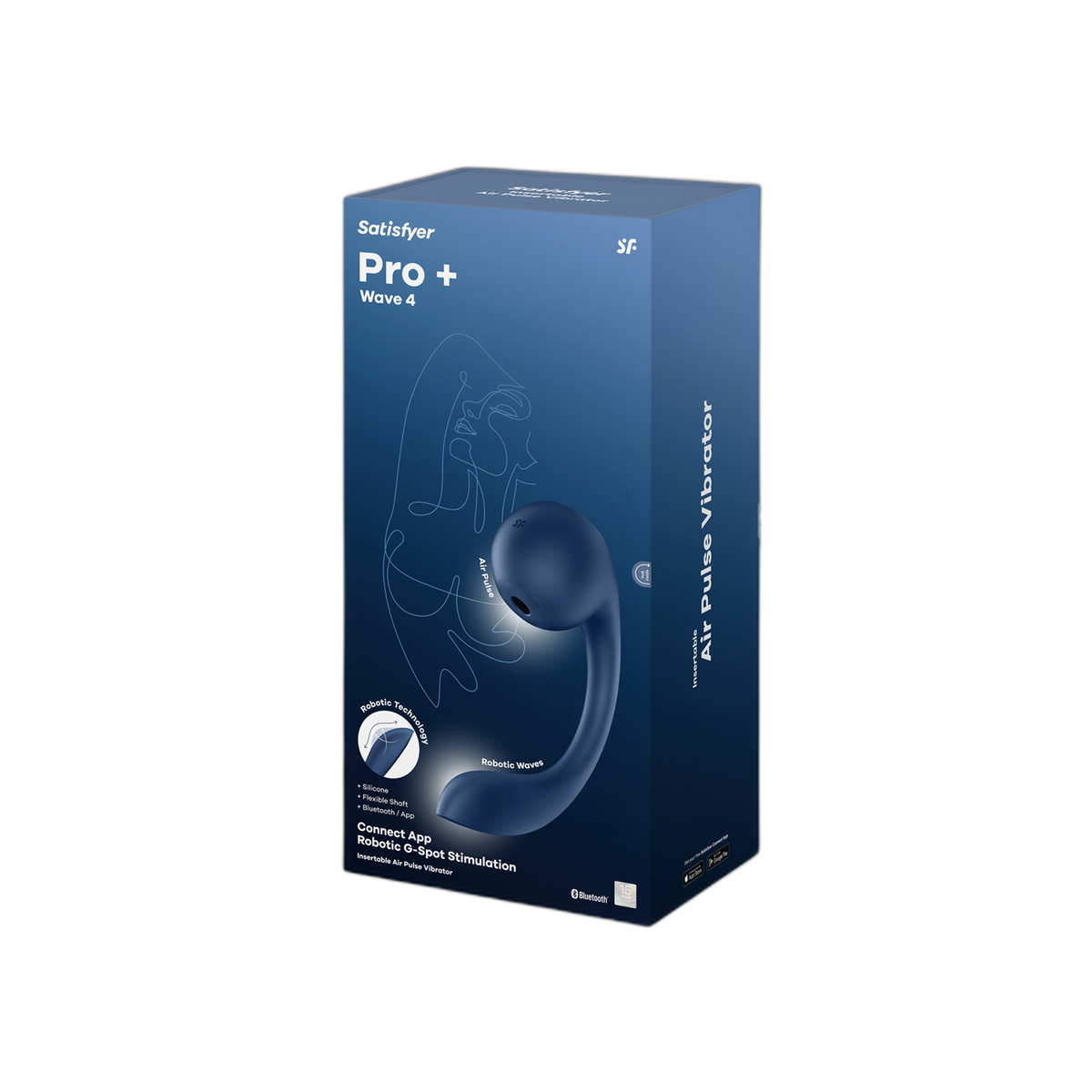 Satisfyer Pro+ Wave 4 Connect App retail packaging box