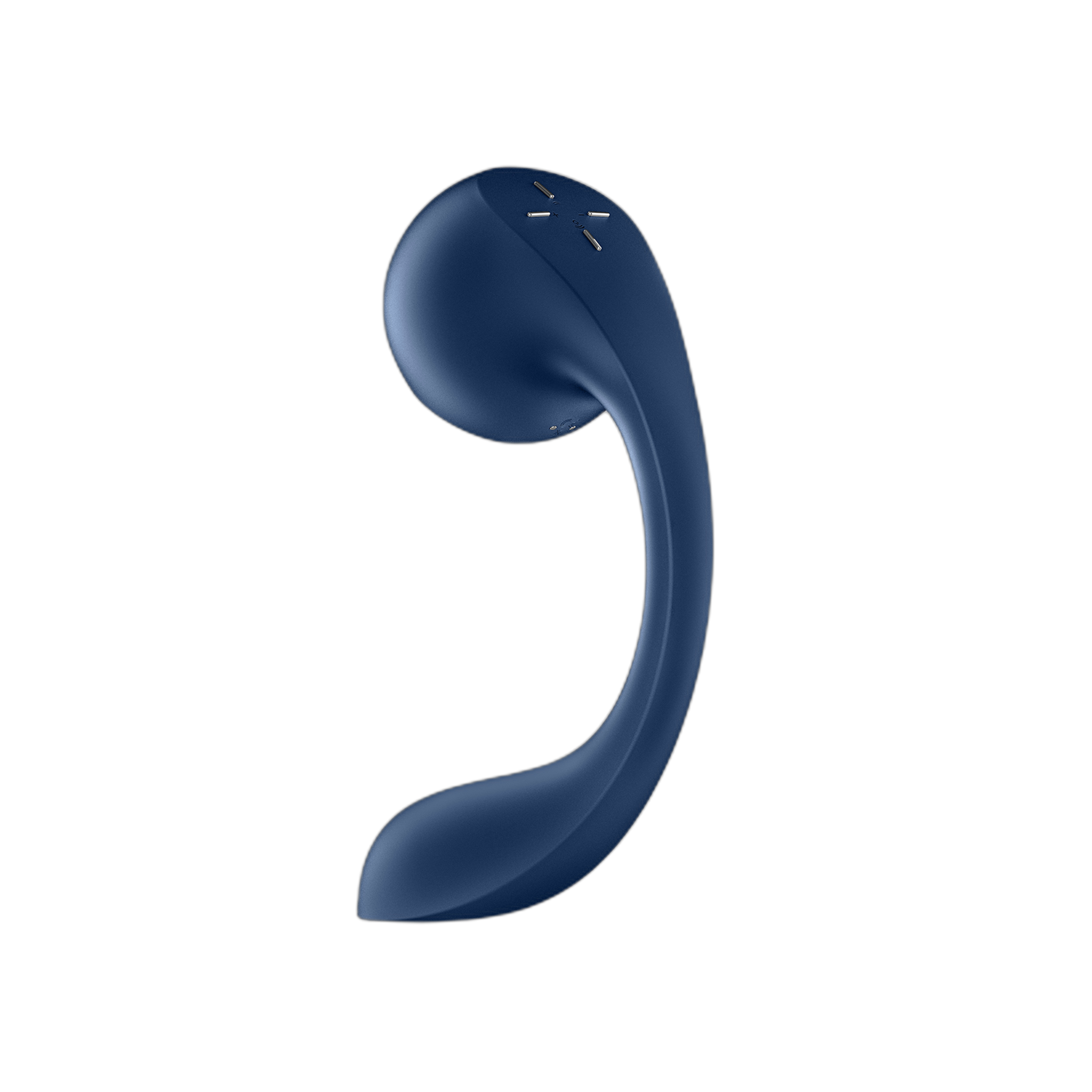 Satisfyer Pro+ Wave 4 Connect App, side view showing curved shaft
