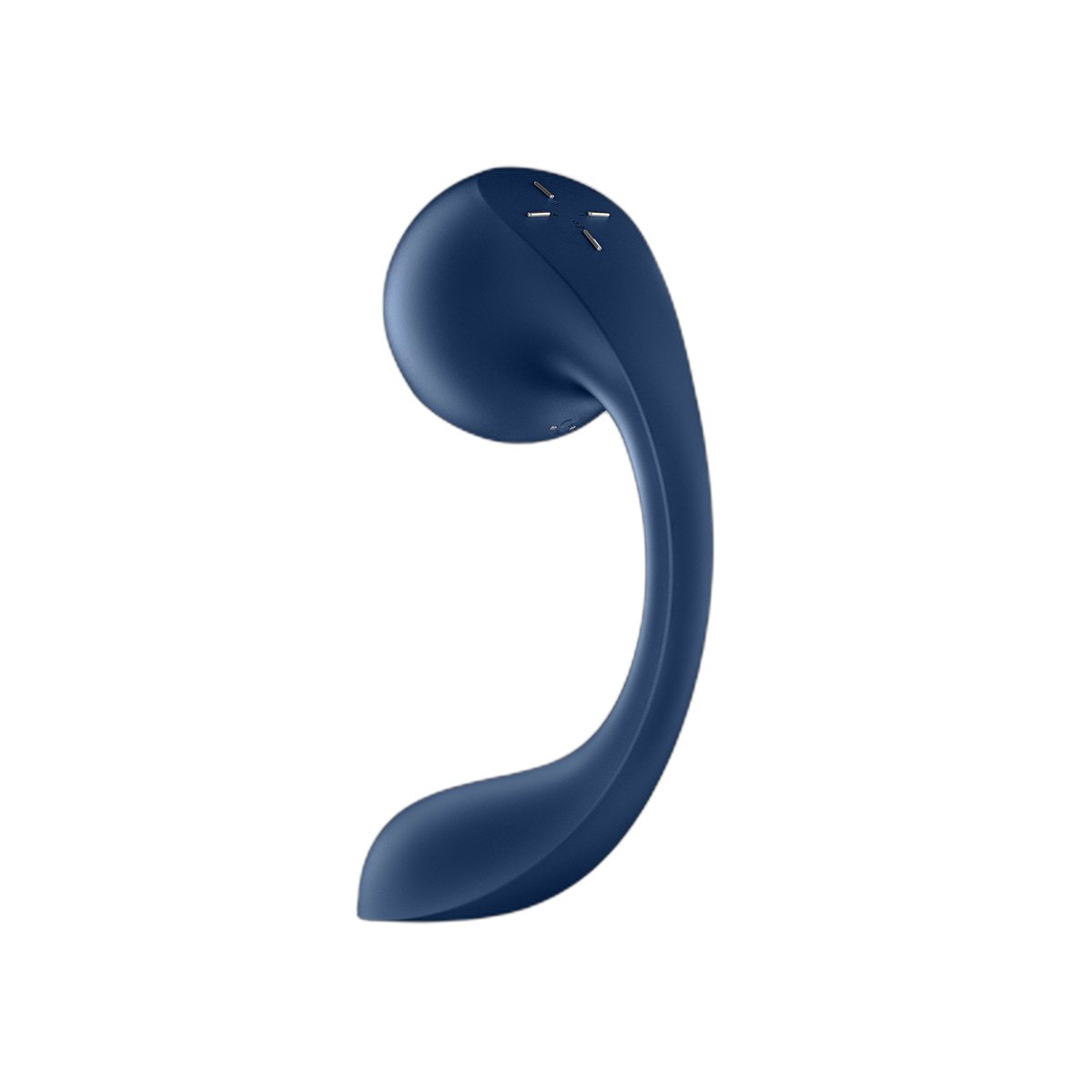 Satisfyer Pro+ Wave 4 Connect App, side view showing curved shaft