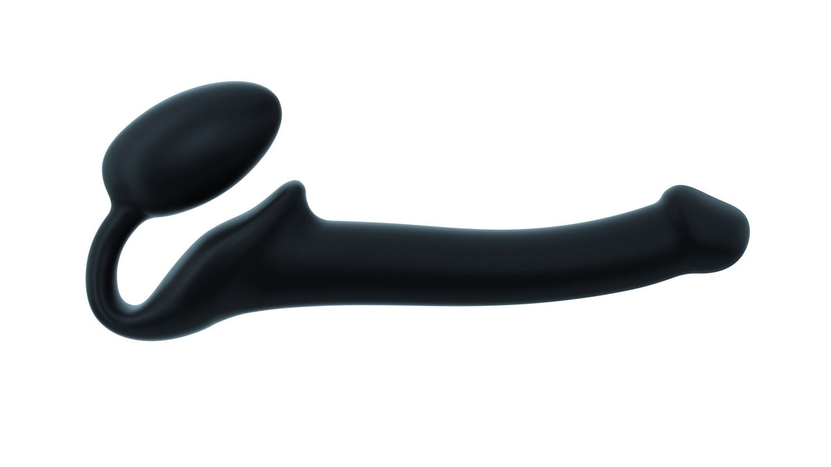 Strap On Me Bendable Strapless Strap-On in Black, side view