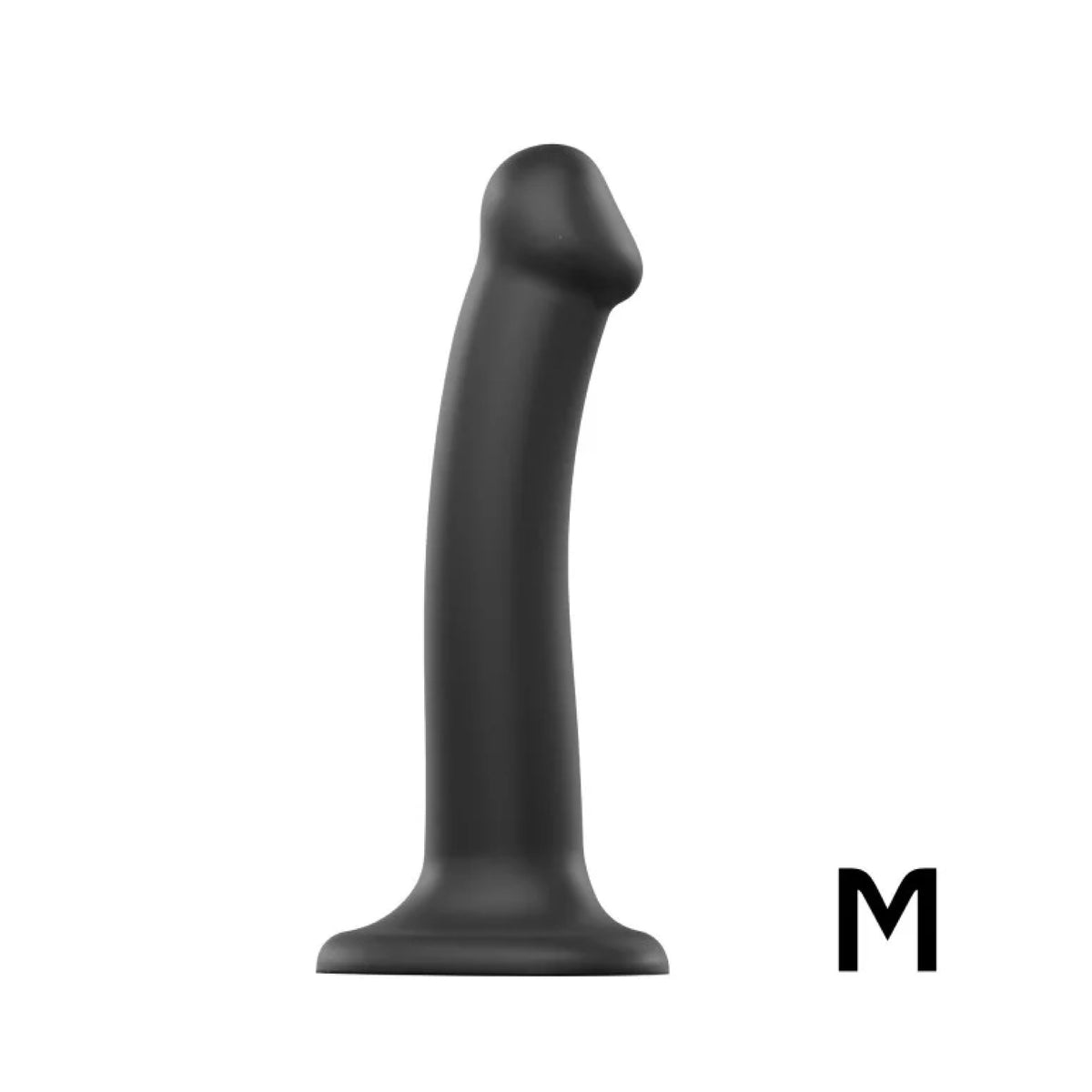 Strap On Me Dual Density Bendable Dildo, size M front view