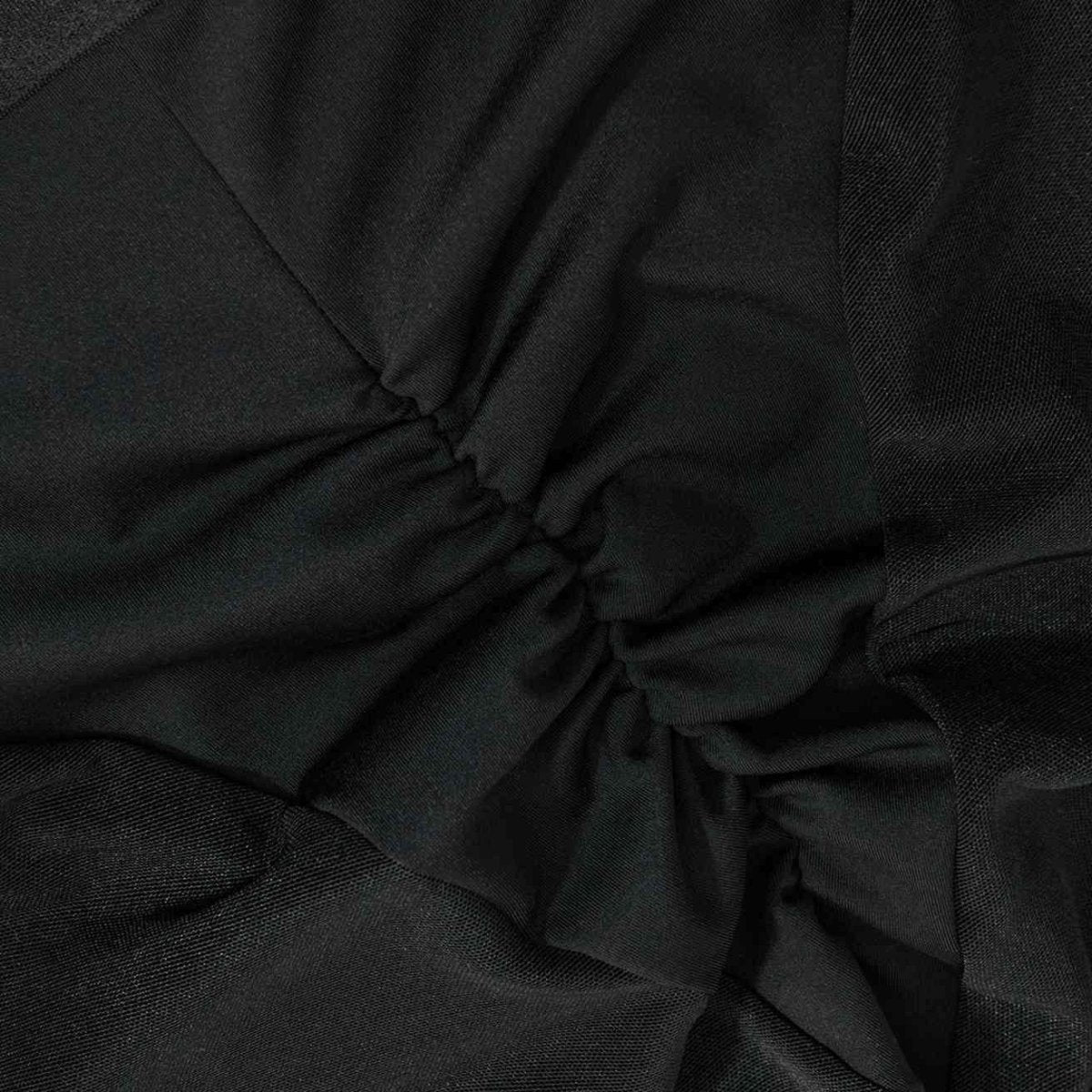 Strap On Me Halo Lingerie Harness, ruched back close-up