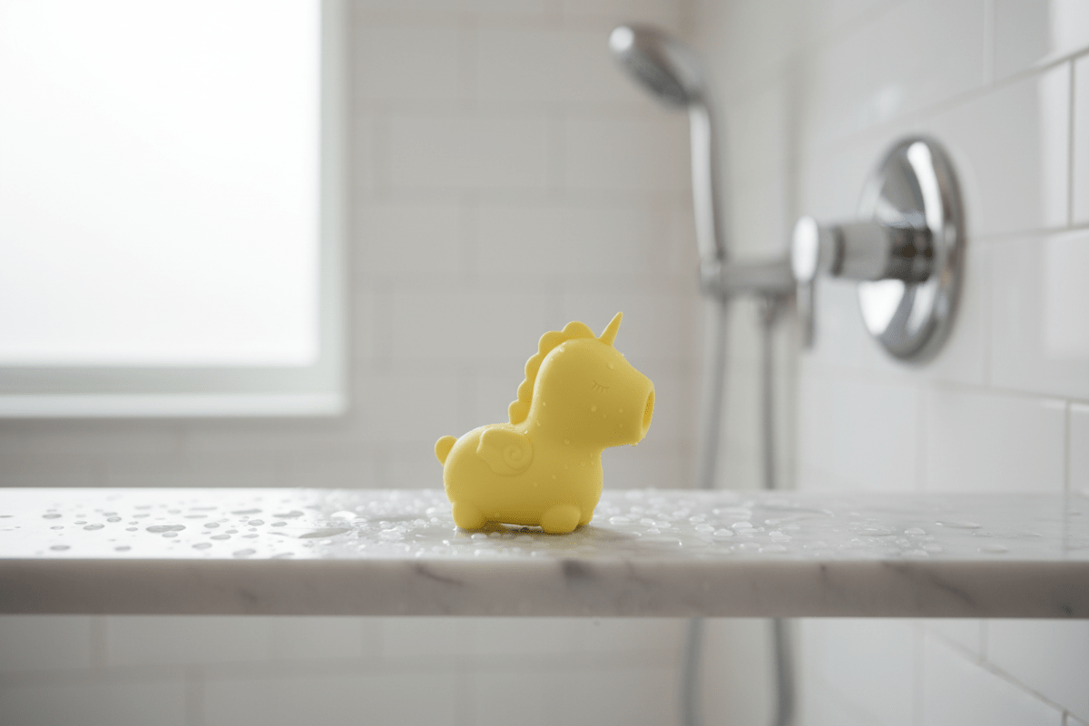 Splashproof Unihorn Bean Blossom in the shower