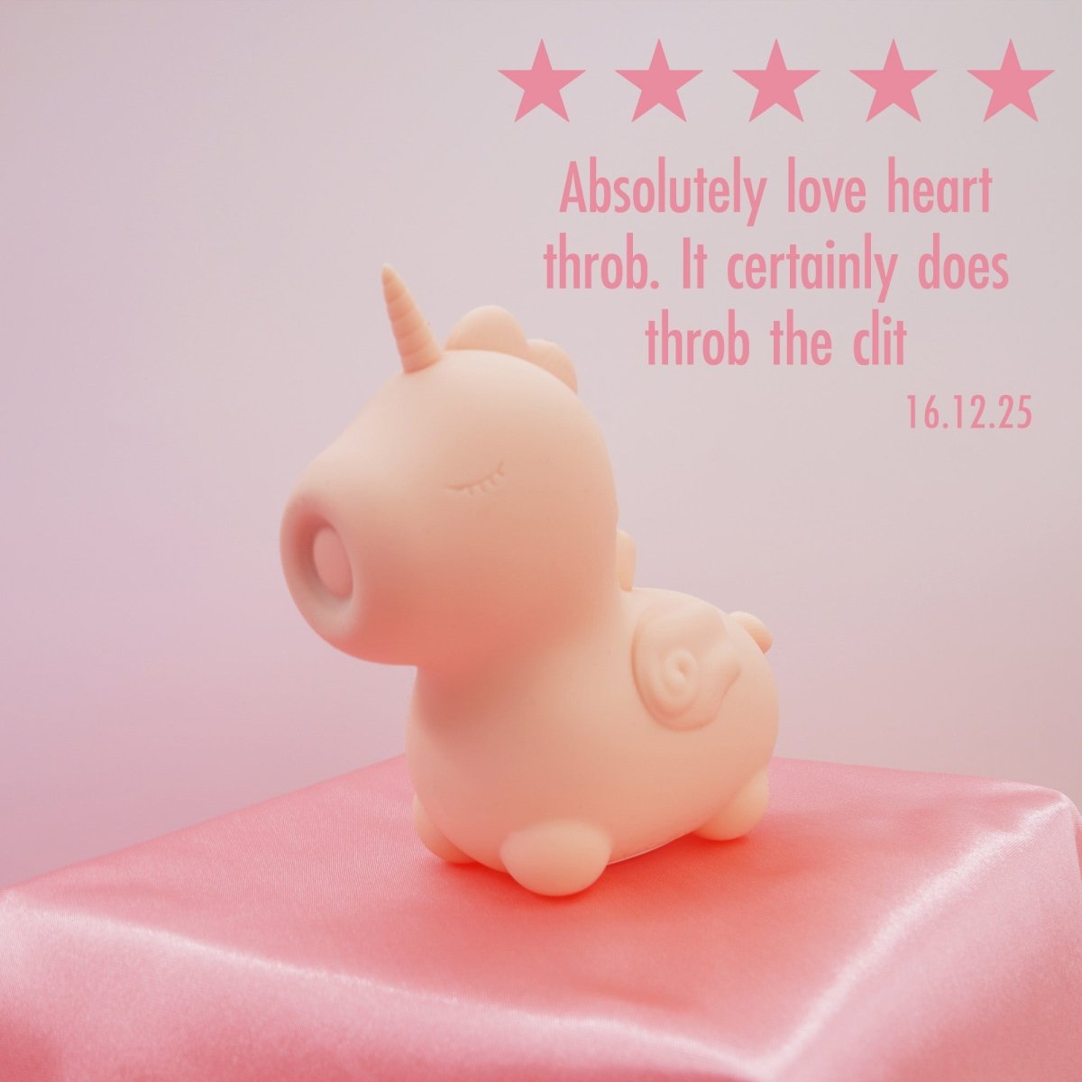 Unihorn Heart Throb clitoral vibrator